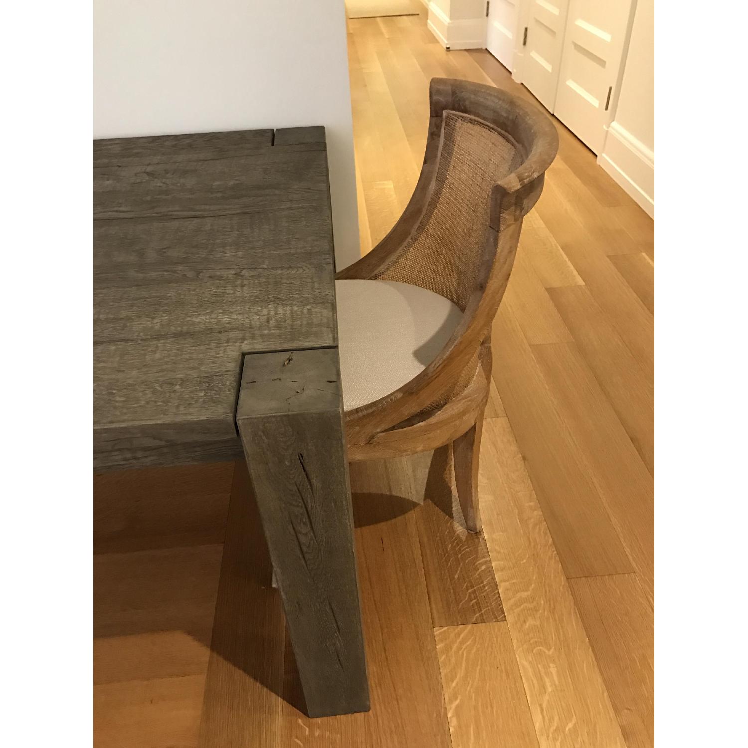 Restoration Hardware Reclaimed Russian Oak Parsons Table - AptDeco