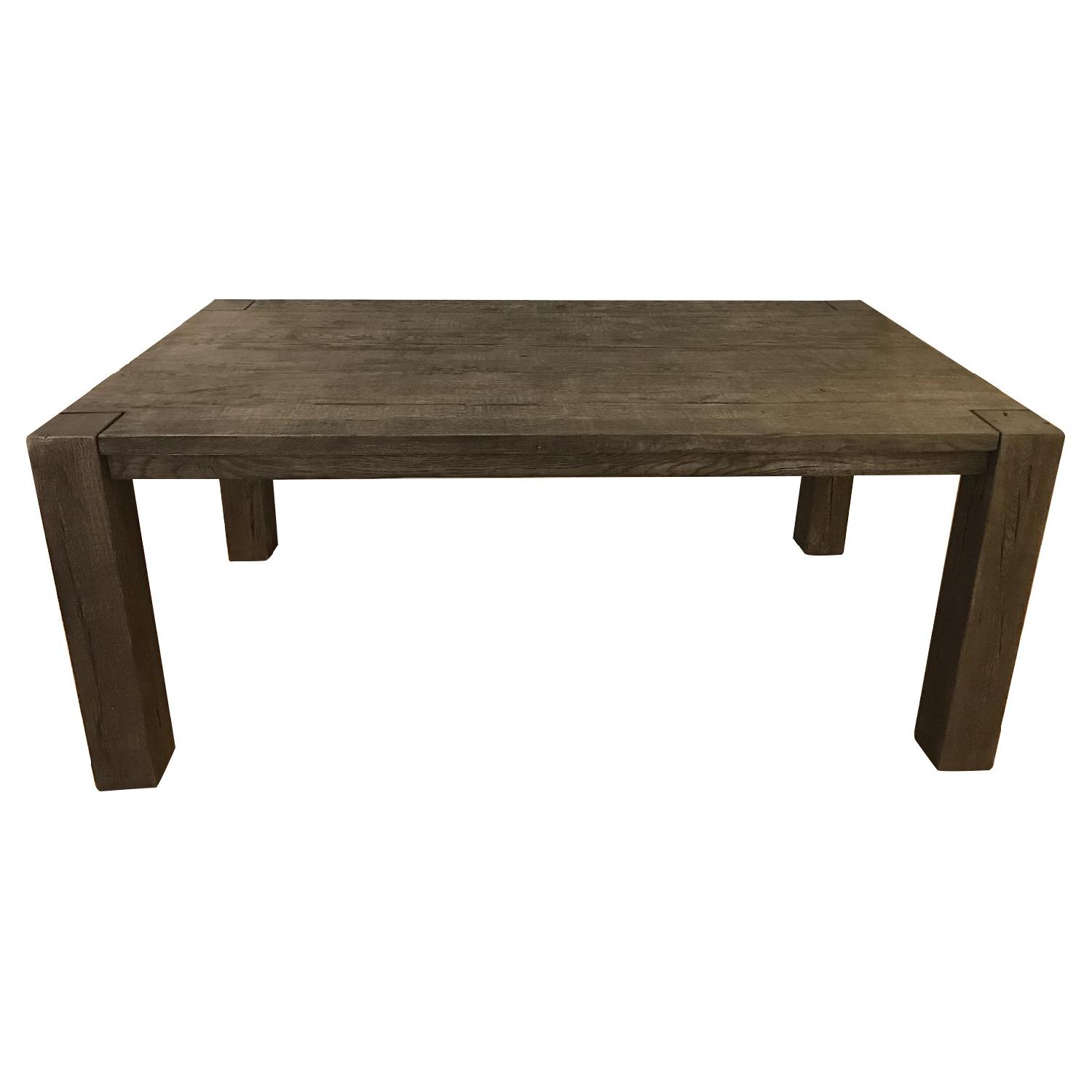 Restoration Hardware Reclaimed Russian Oak Parsons Table AptDeco