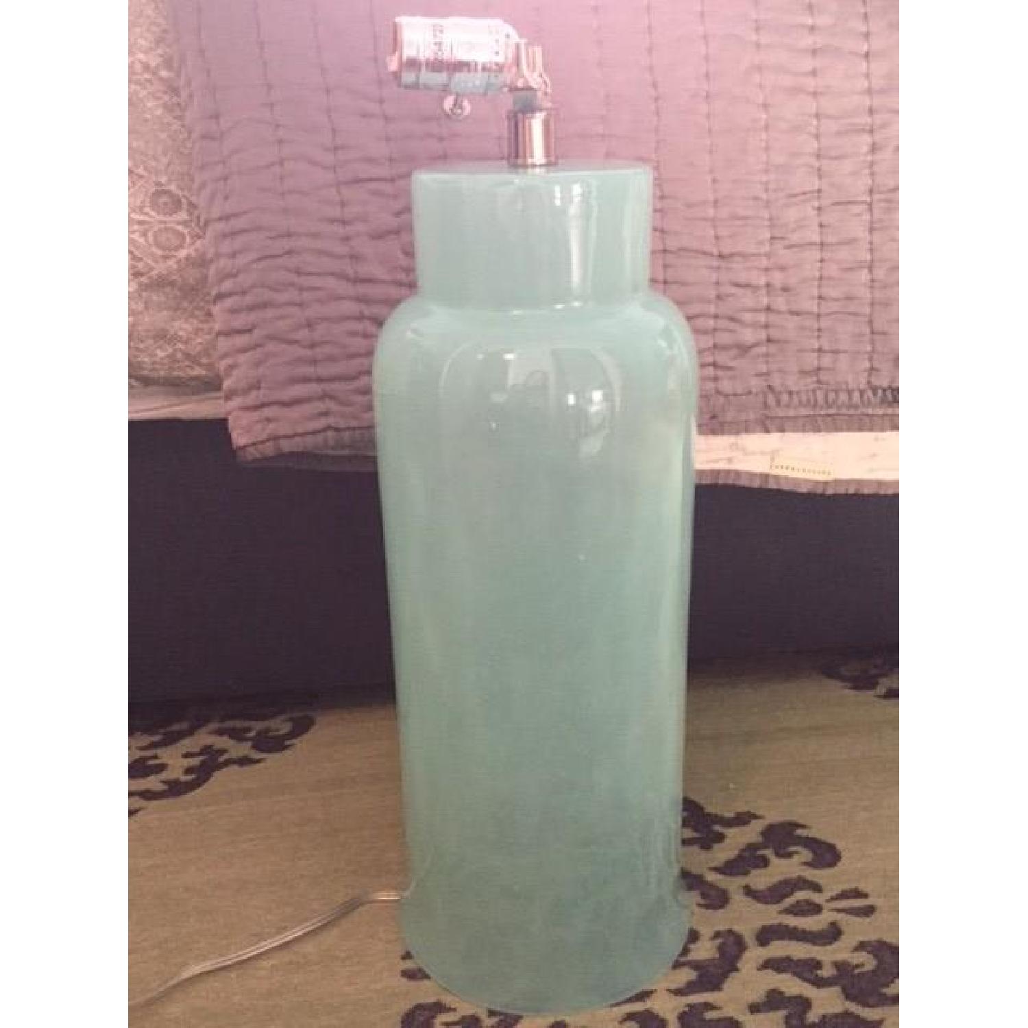 One Kings Lane Glass Bottle Table Lamp - image-2