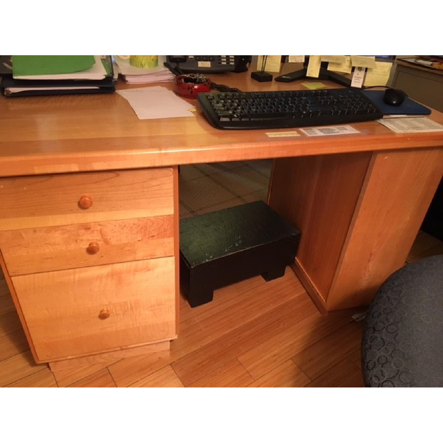 Oak Student Desk - image-1