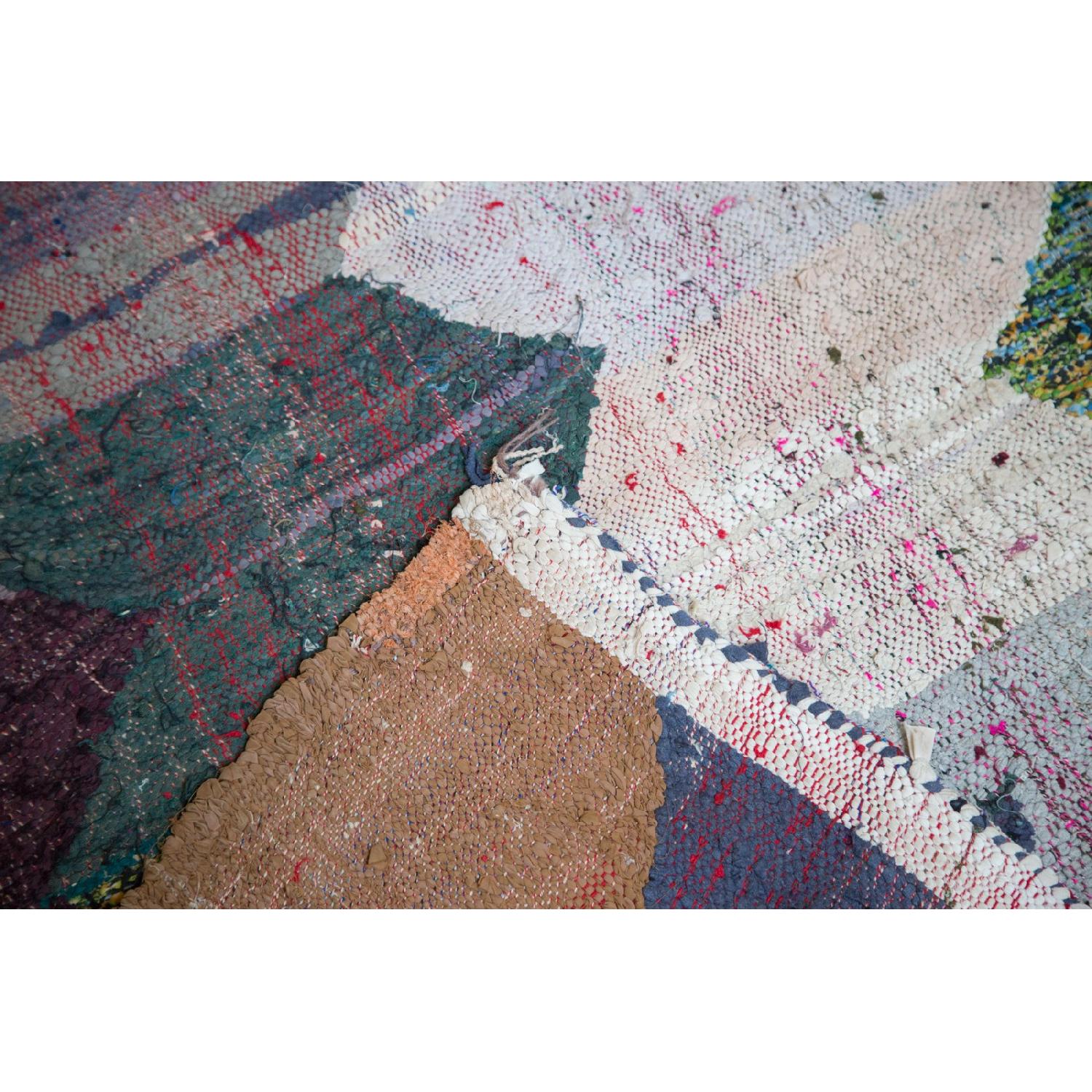Vintage Rag Rug Carpet - image-1