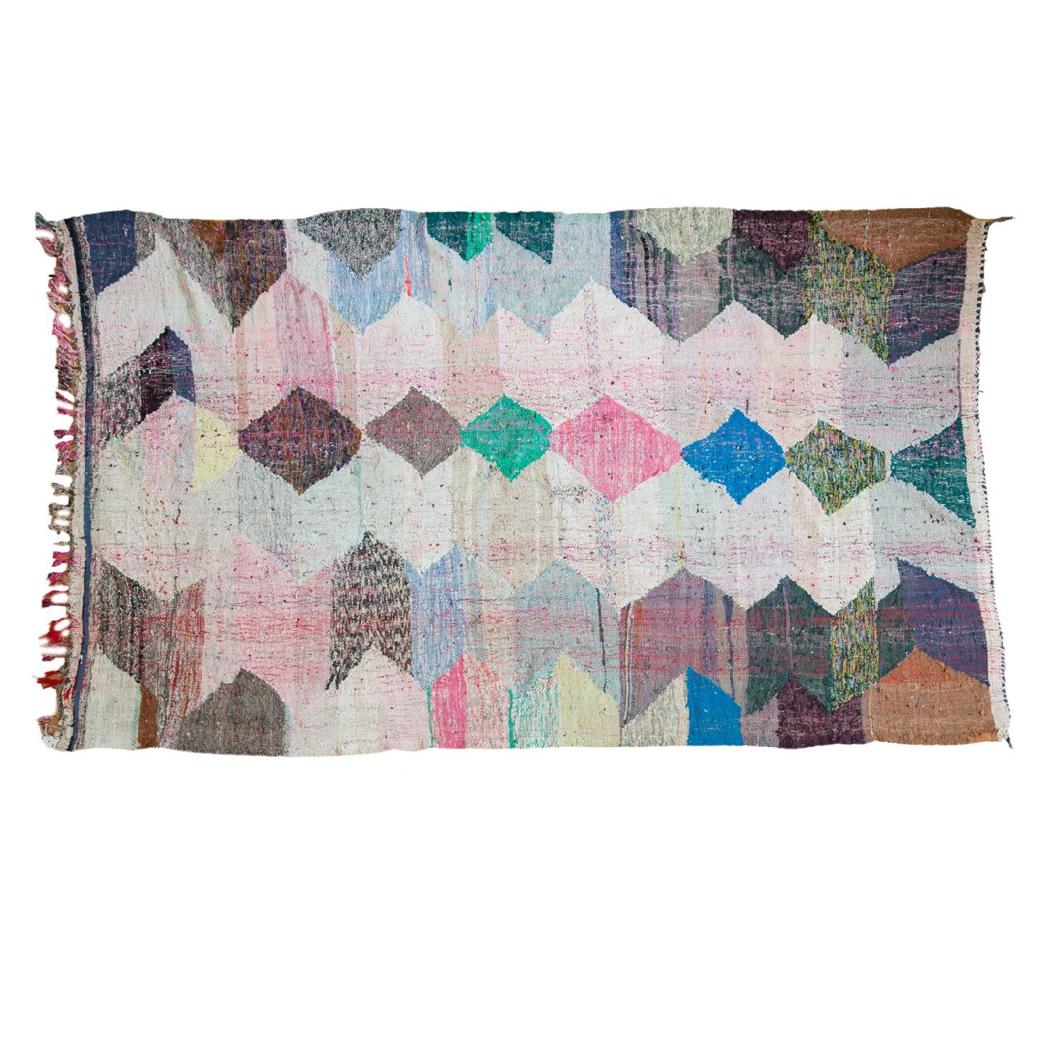 Vintage Rag Rug Carpet - image-0