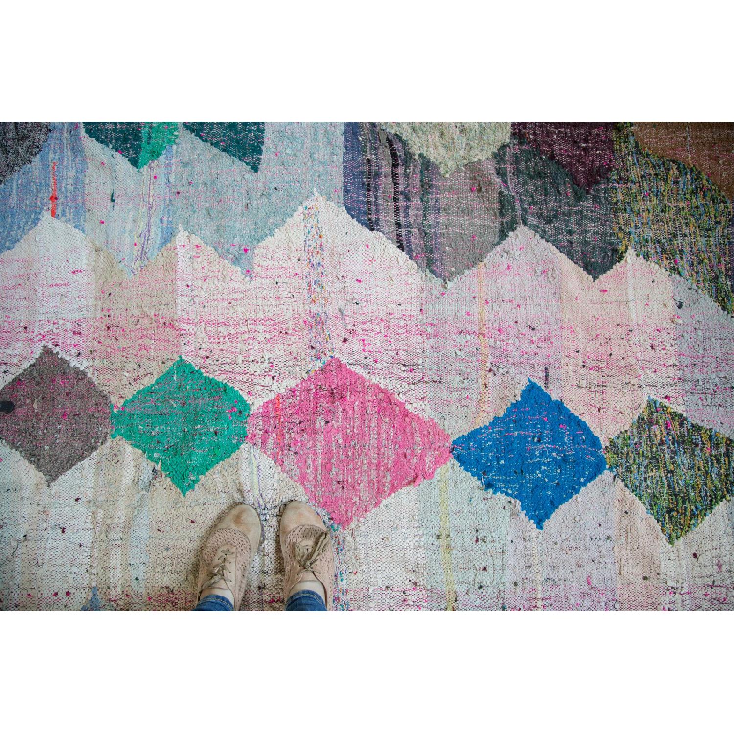 Vintage Rag Rug Carpet - image-3