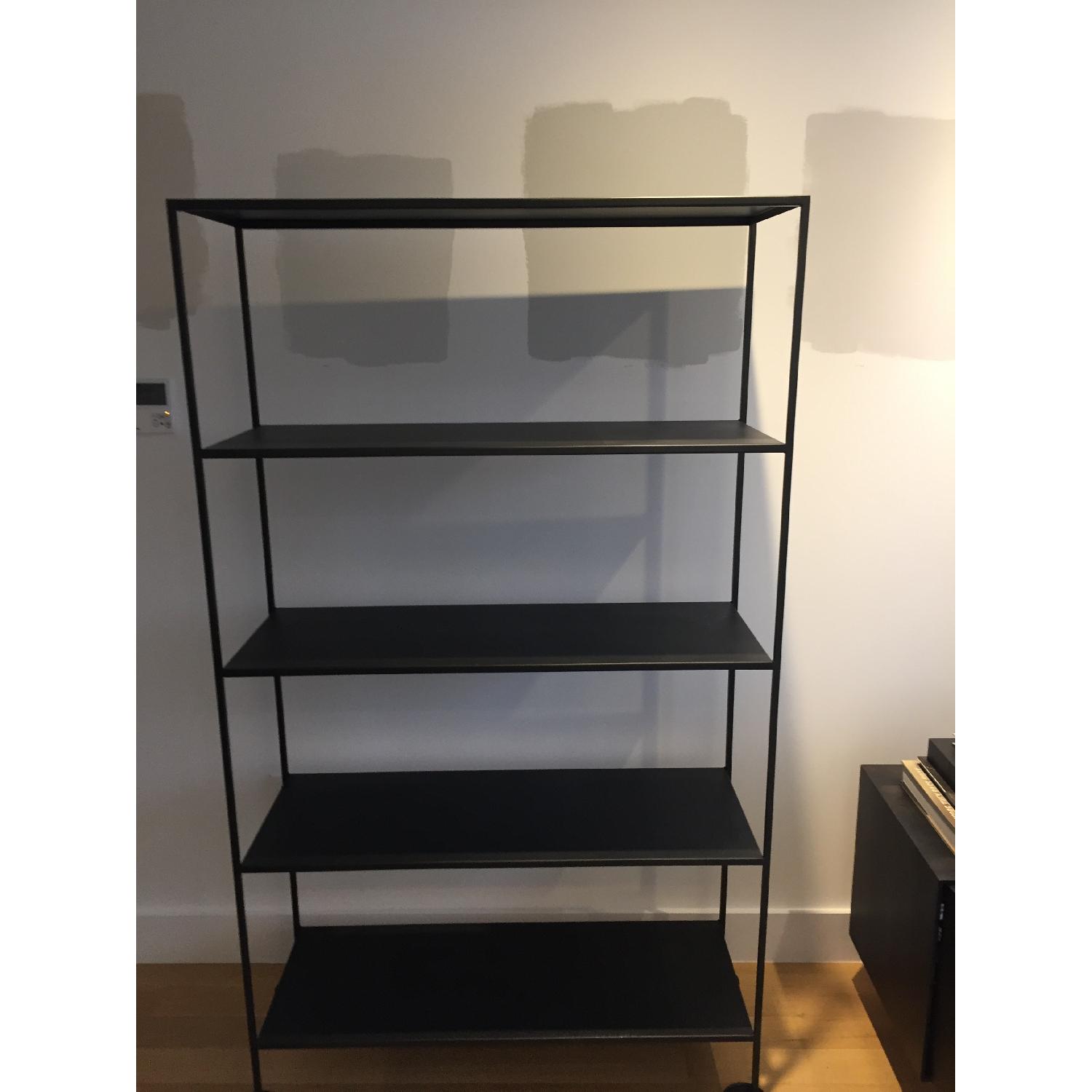 Room & Board Slim Bookcase in Natural Steel - image-1