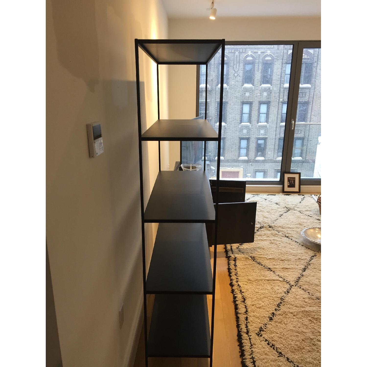 Room & Board Slim Bookcase in Natural Steel - image-3