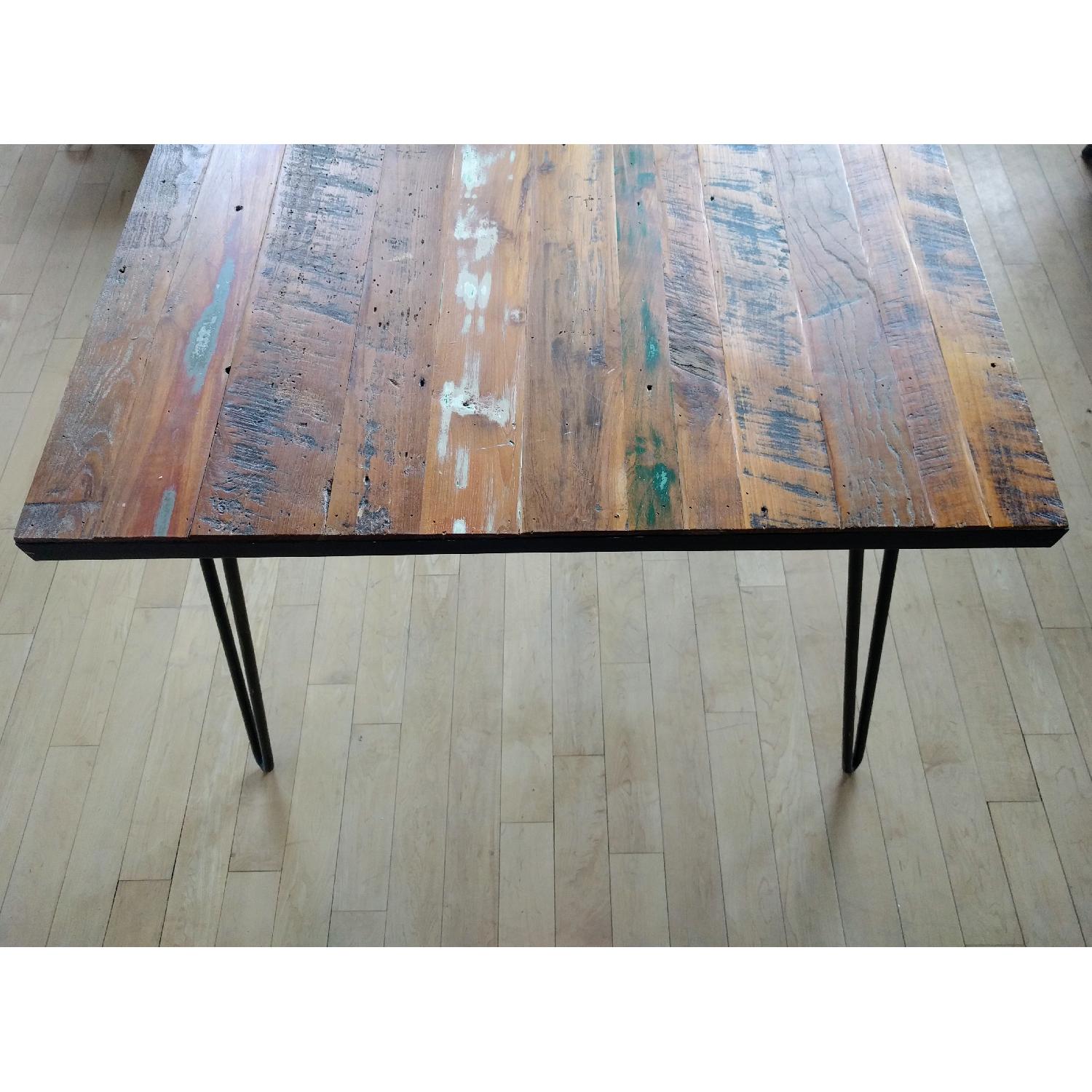 From The Source Industrial Reclaimed Wood Dining Table - image-1