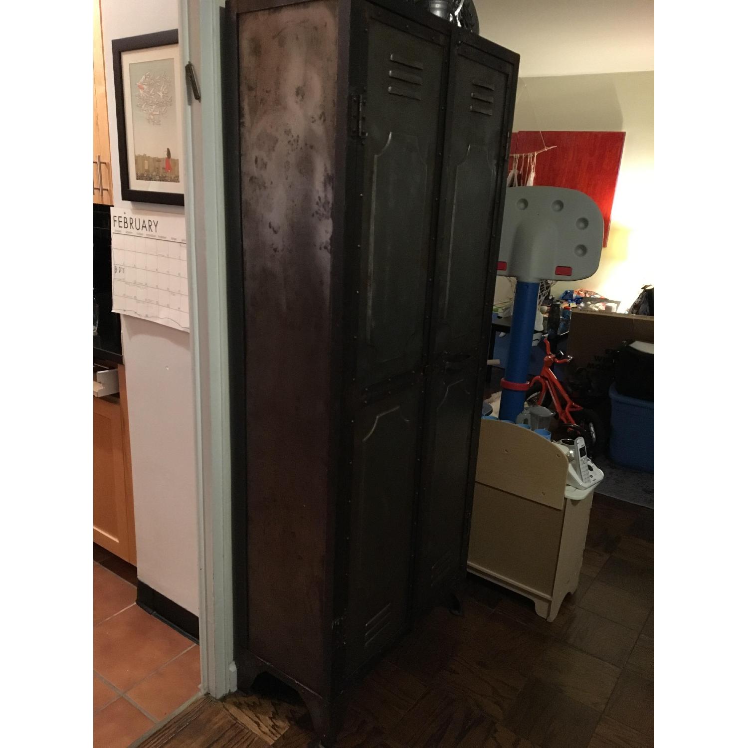 Industrial Metal Locker Armoire - image-4
