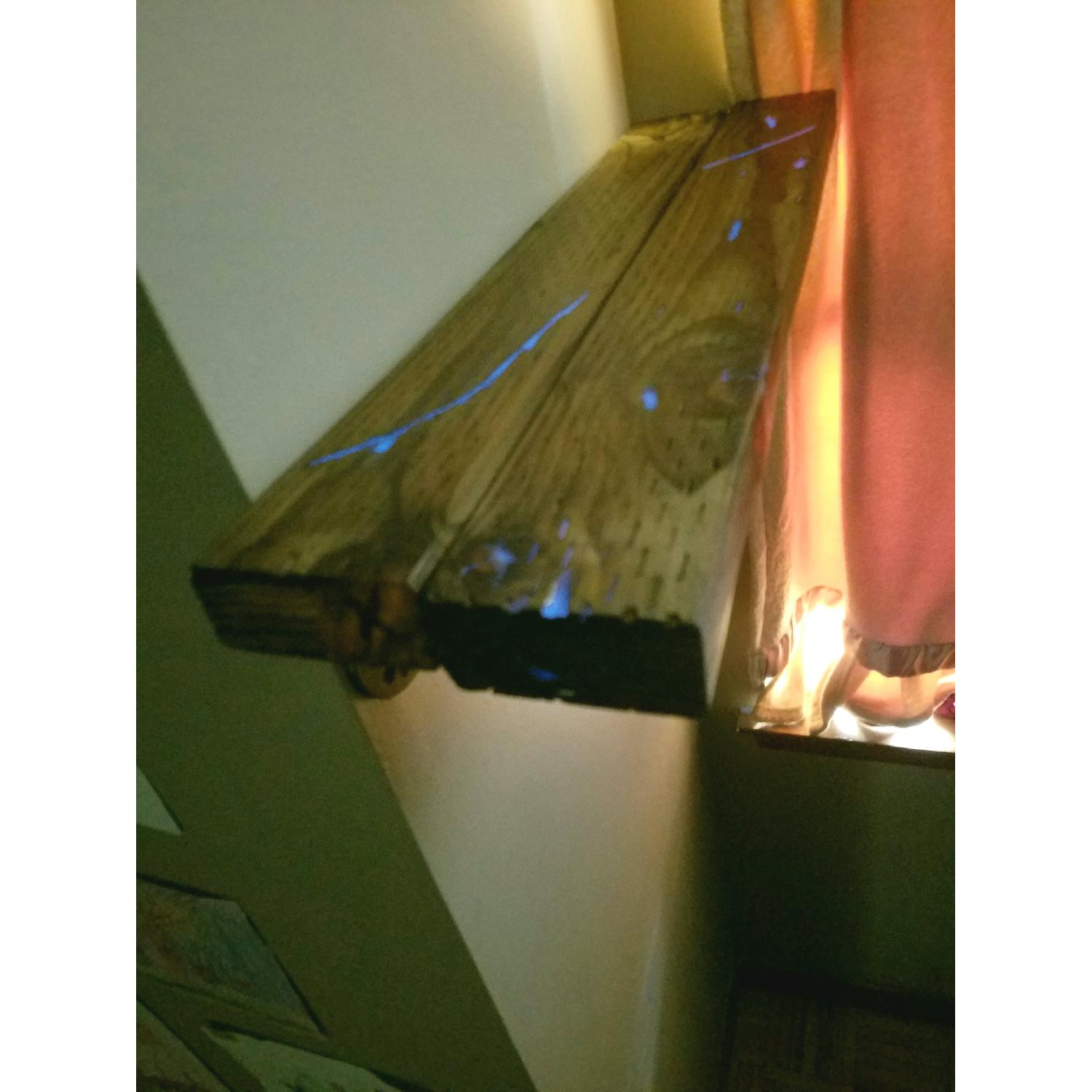 Handmade Industrial Style Glowing Shelf - image-2