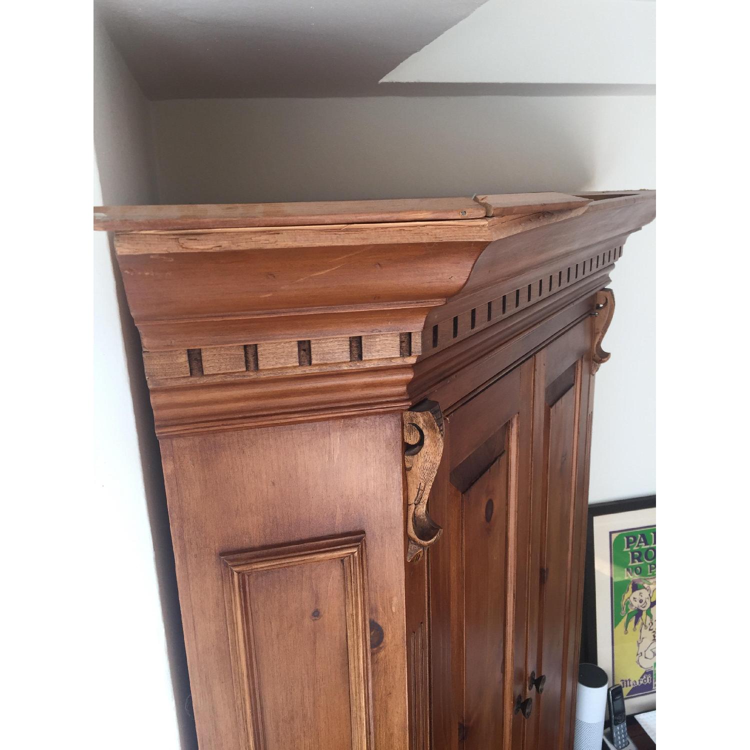 Custom Pine Corner Armoire - image-3