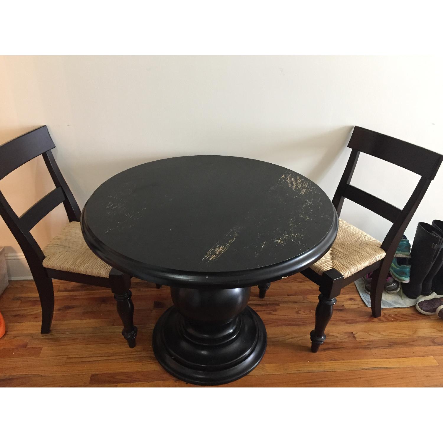 Restoration Hardware Kitchen Table w/ 2 Chairs - image-1