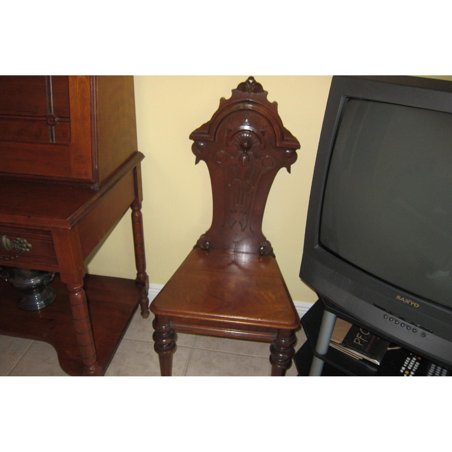 Antique Drop Down Desk - image-2