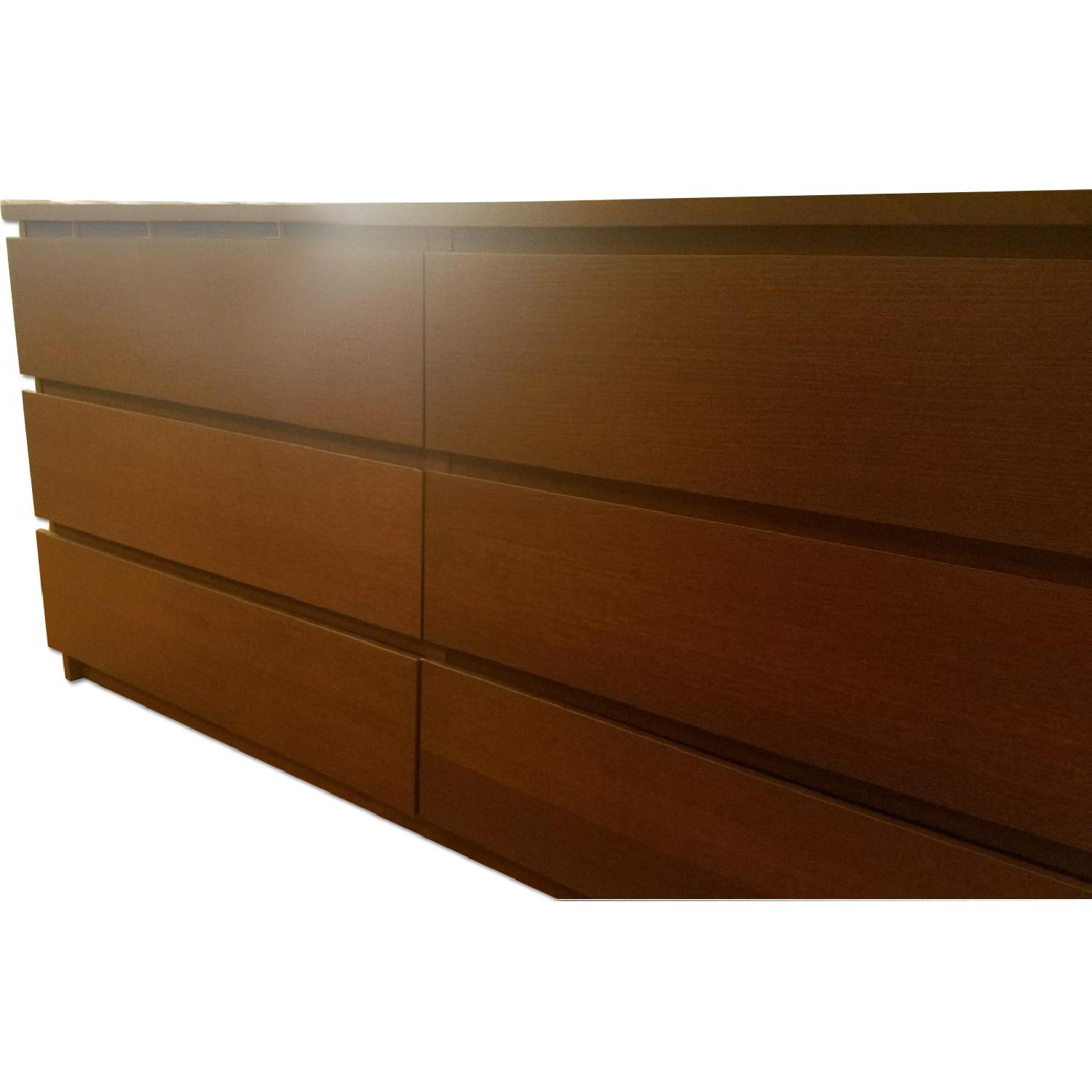 Ikea Malm 6-Drawer Dresser in Warm Medium Brown - image-5