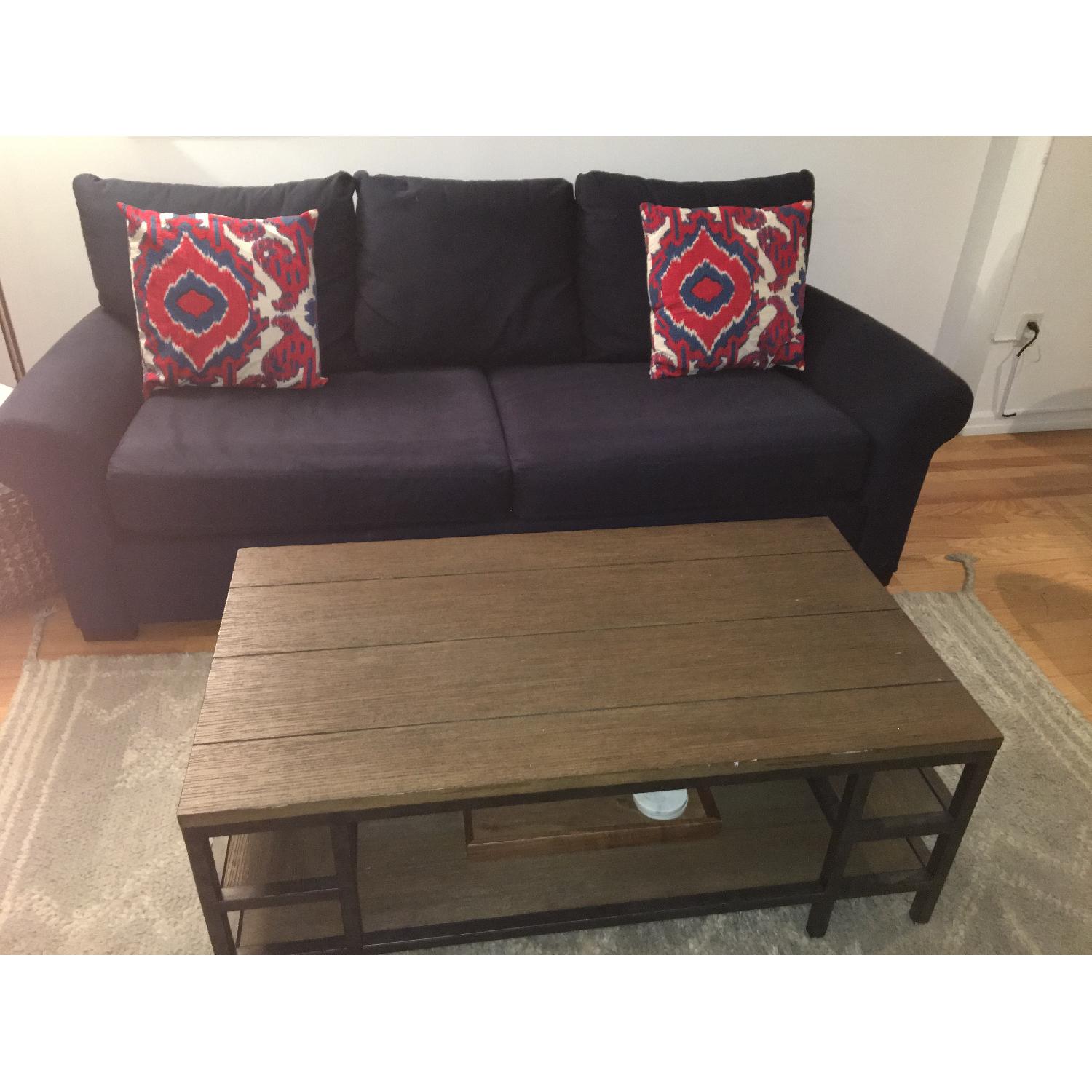 Pottery Barn Townsend Custom Twill Couch - image-4