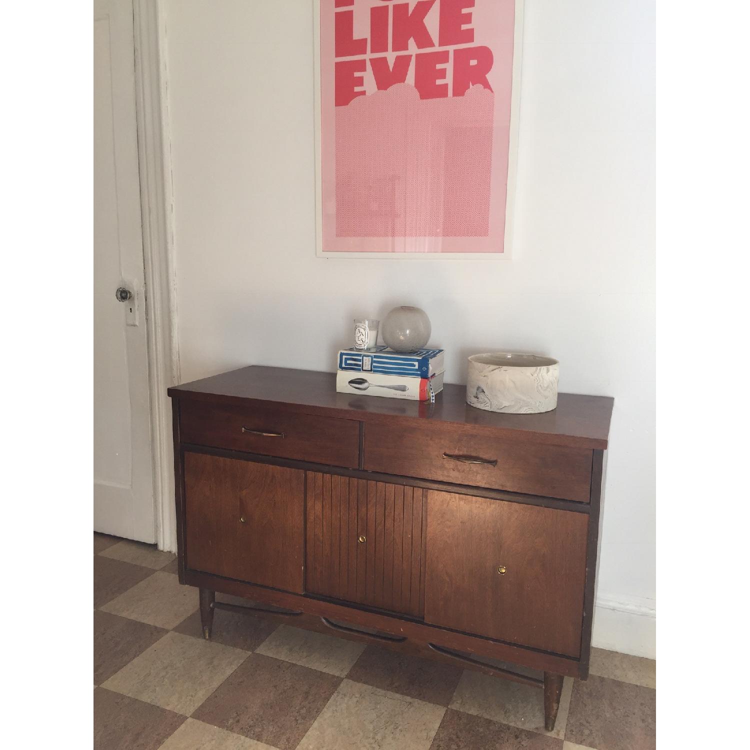 Bassett Furniture Wood Mid Century Modern Dresser - image-5