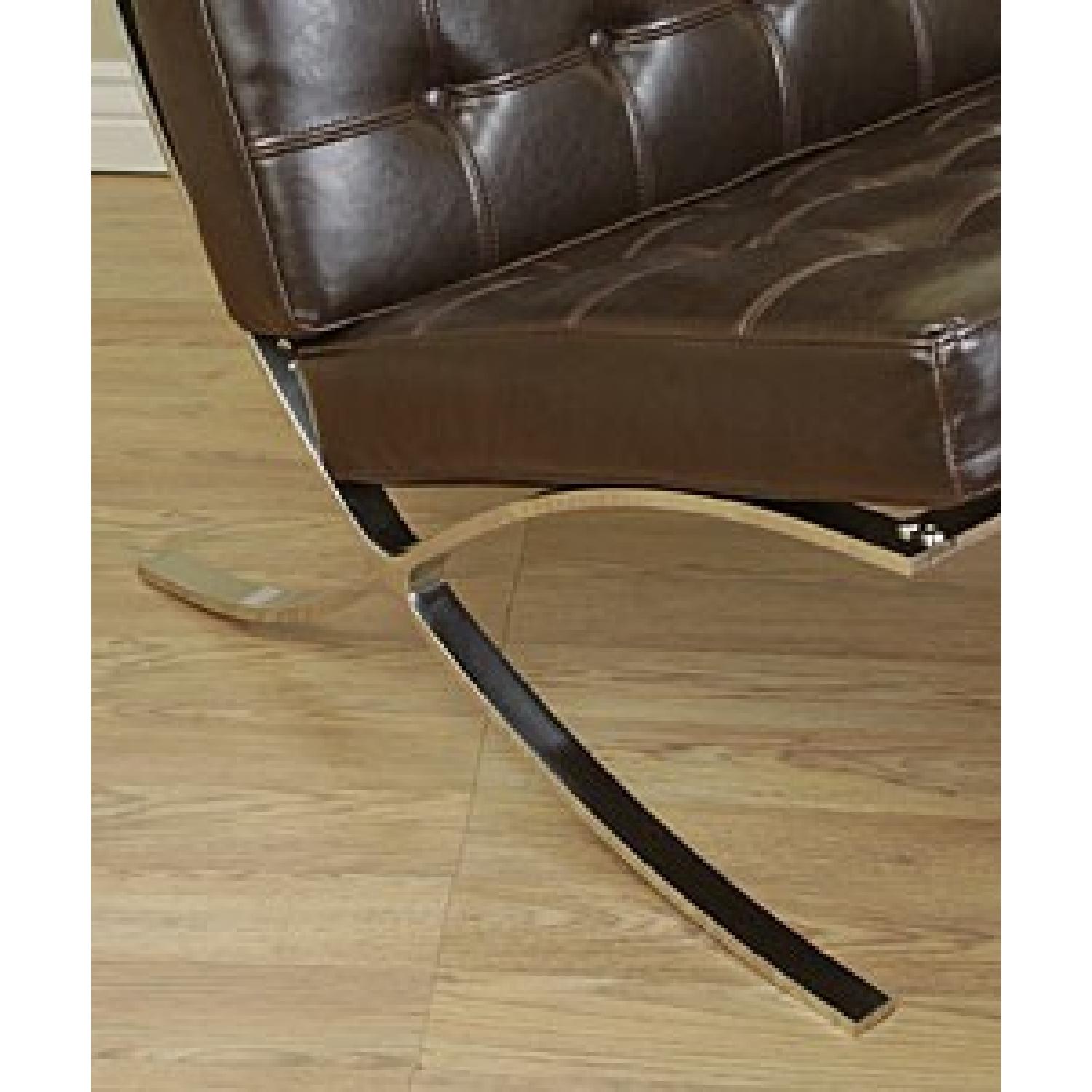 Barcelona Chair Replica in Beige - image-2