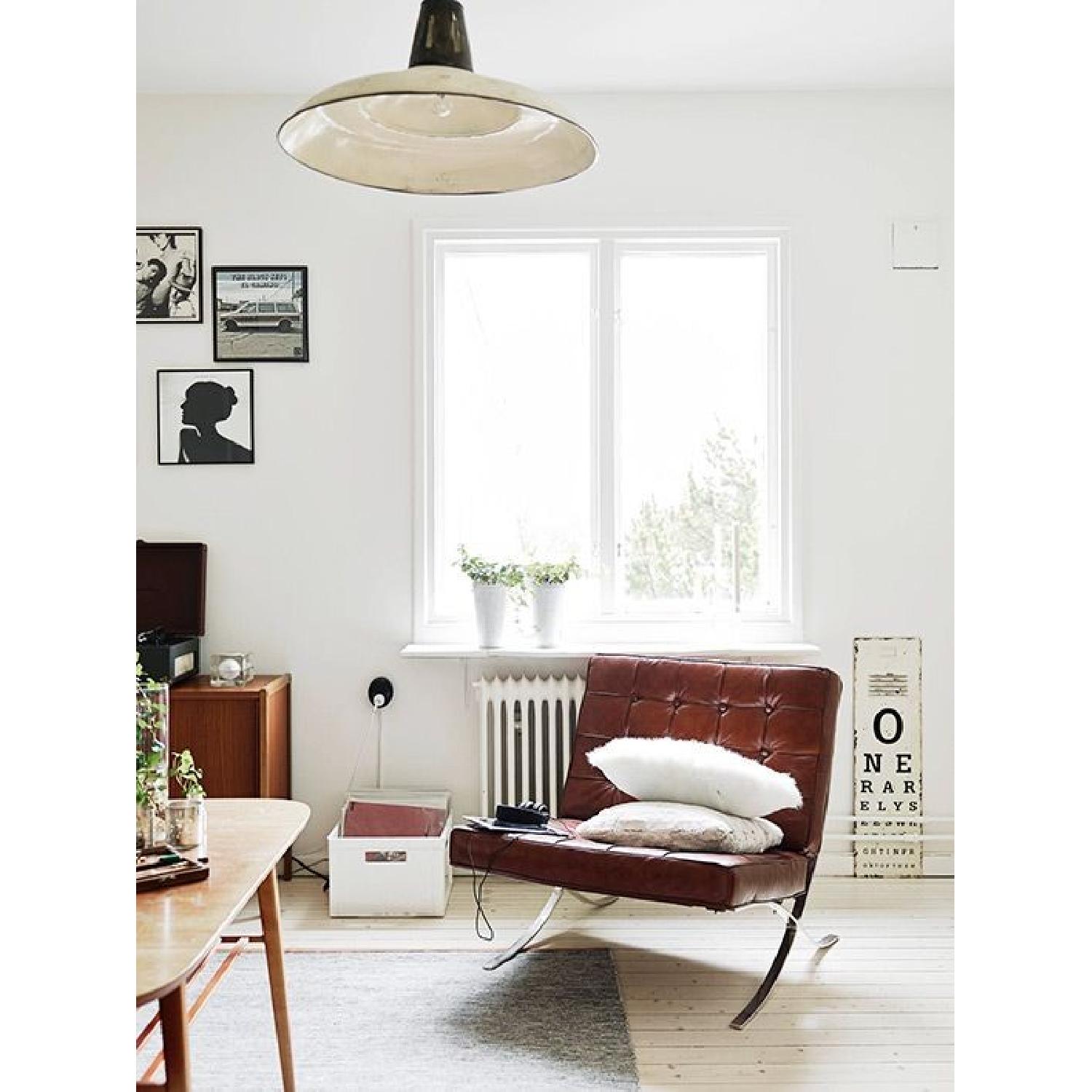 Barcelona Chair Replica in Beige - image-3