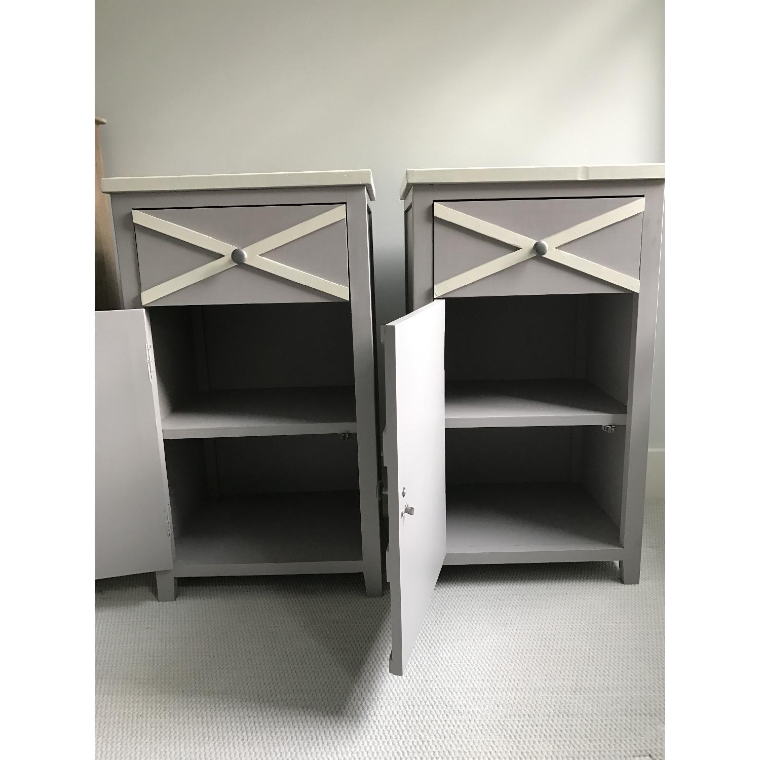 Layla Grayce Grey & White Side Table - image-5