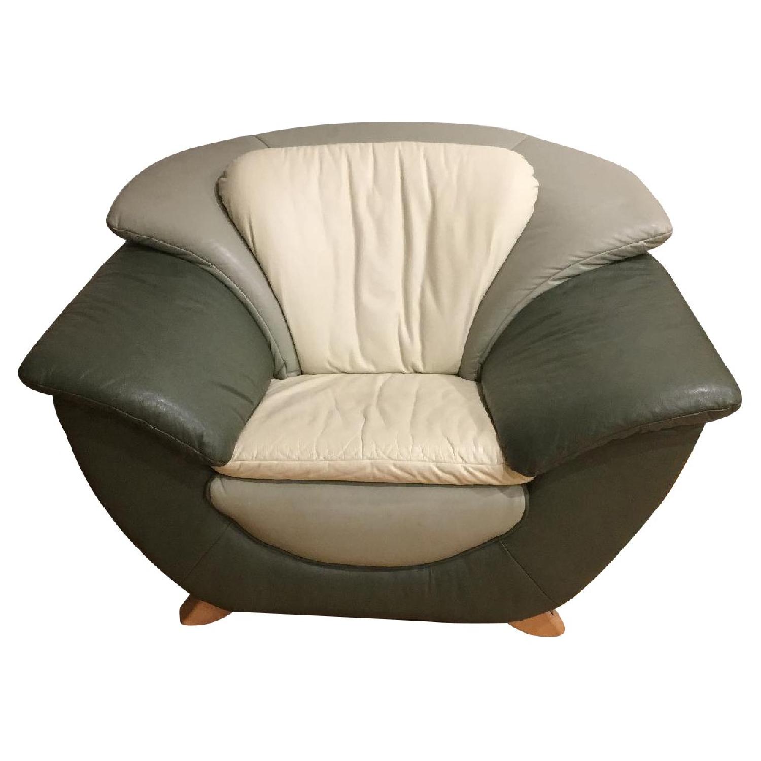 Kler Leather Loveseat + Chair - image-5