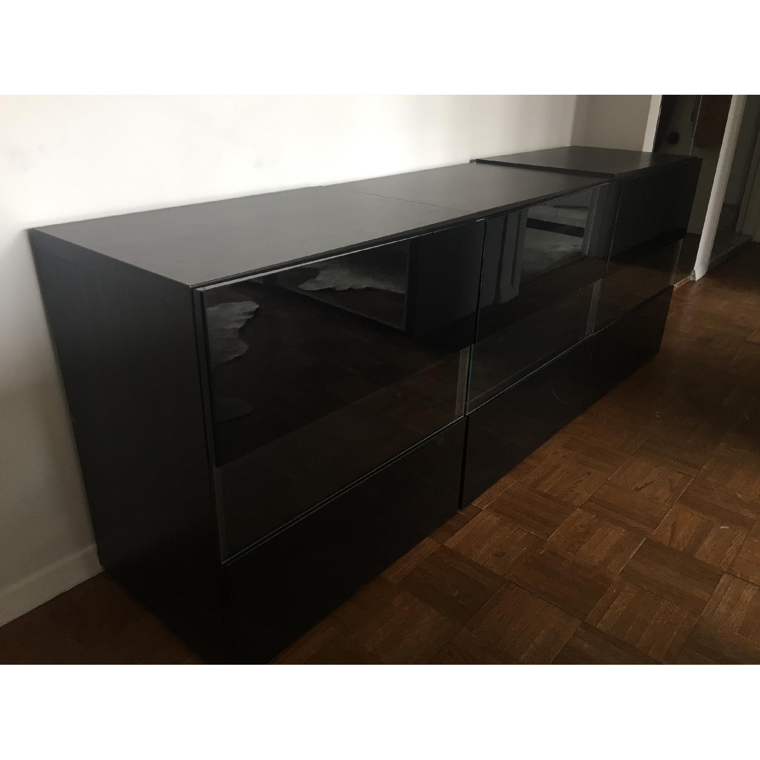 Ikea Besta Low Bookcase/TV Stand AptDeco