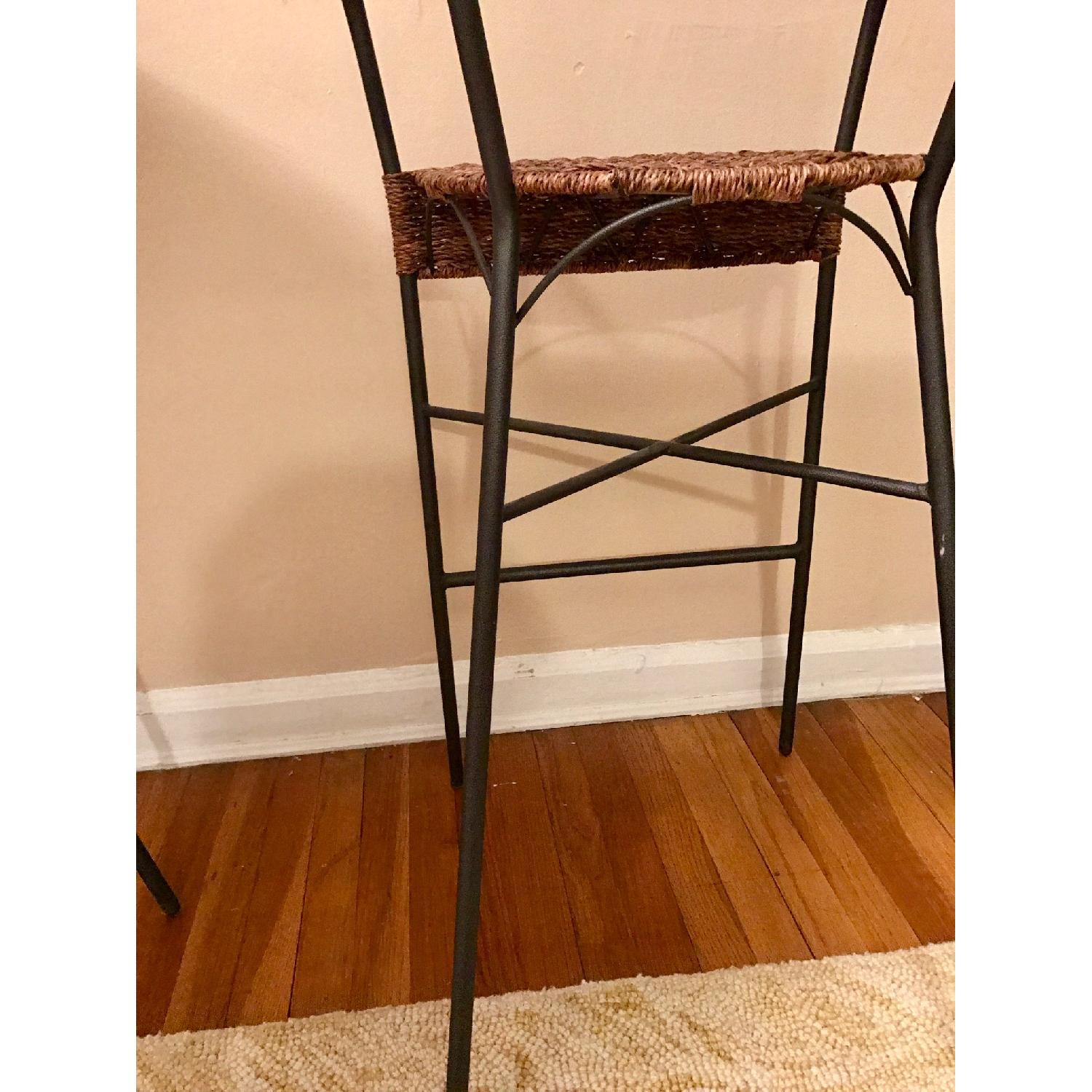 Pier 1 Glass Top Pub Table w/ Bar Stools - image-11