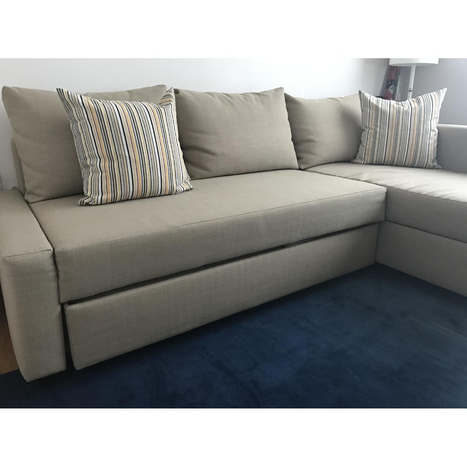 Ikea Friheten Sleeper Sectional Sofa - image-5