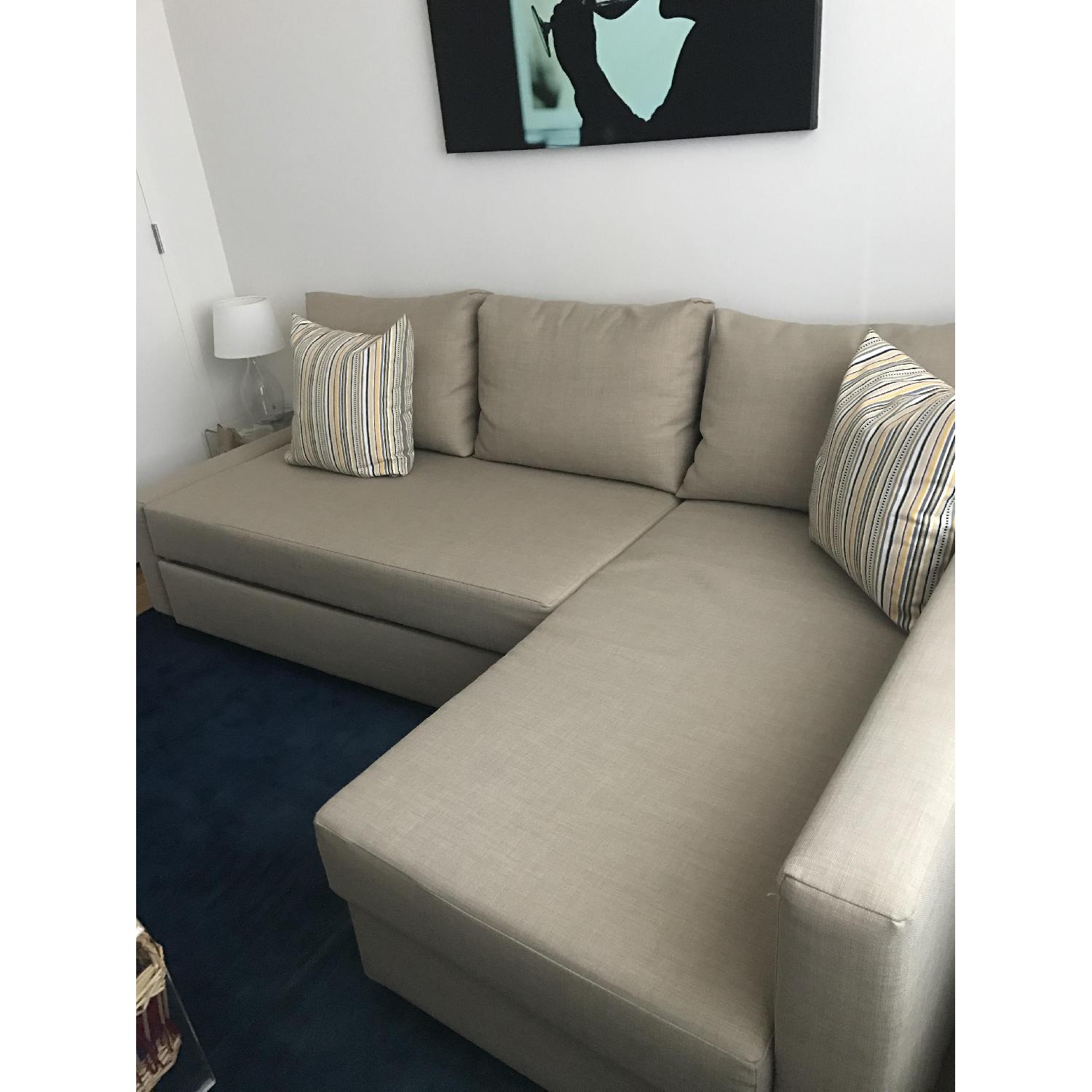 Ikea Friheten Sleeper Sectional Sofa - image-8