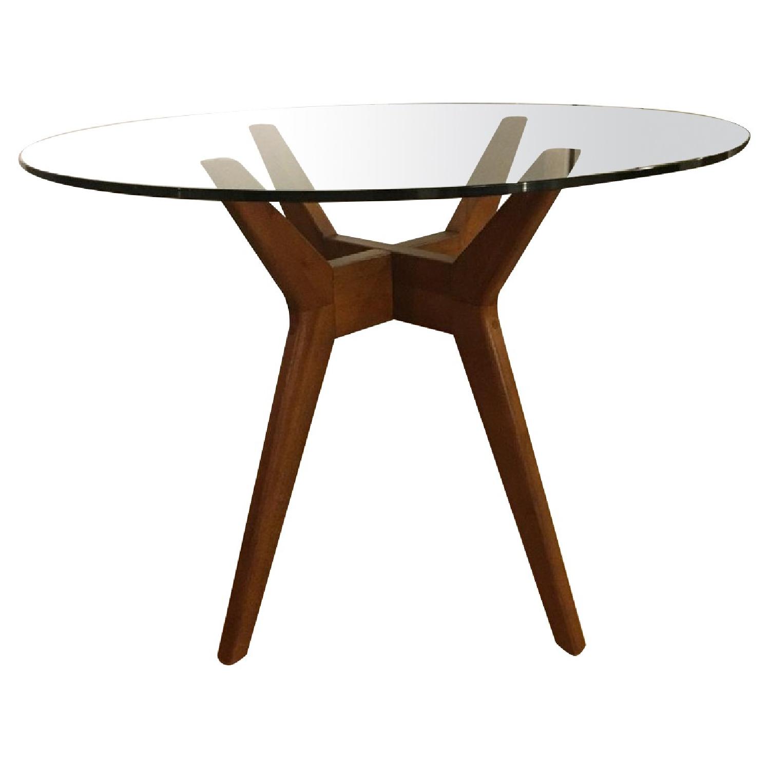 West Elm Jensen MidCentury Modern Dining Table AptDeco