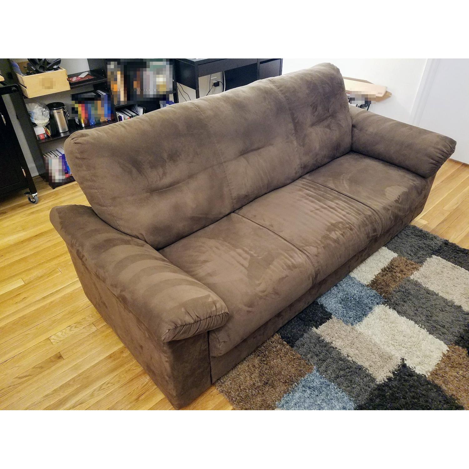 Ikea Knislinge 3-Seater Sofa in Samsta Dark Brown - image-1