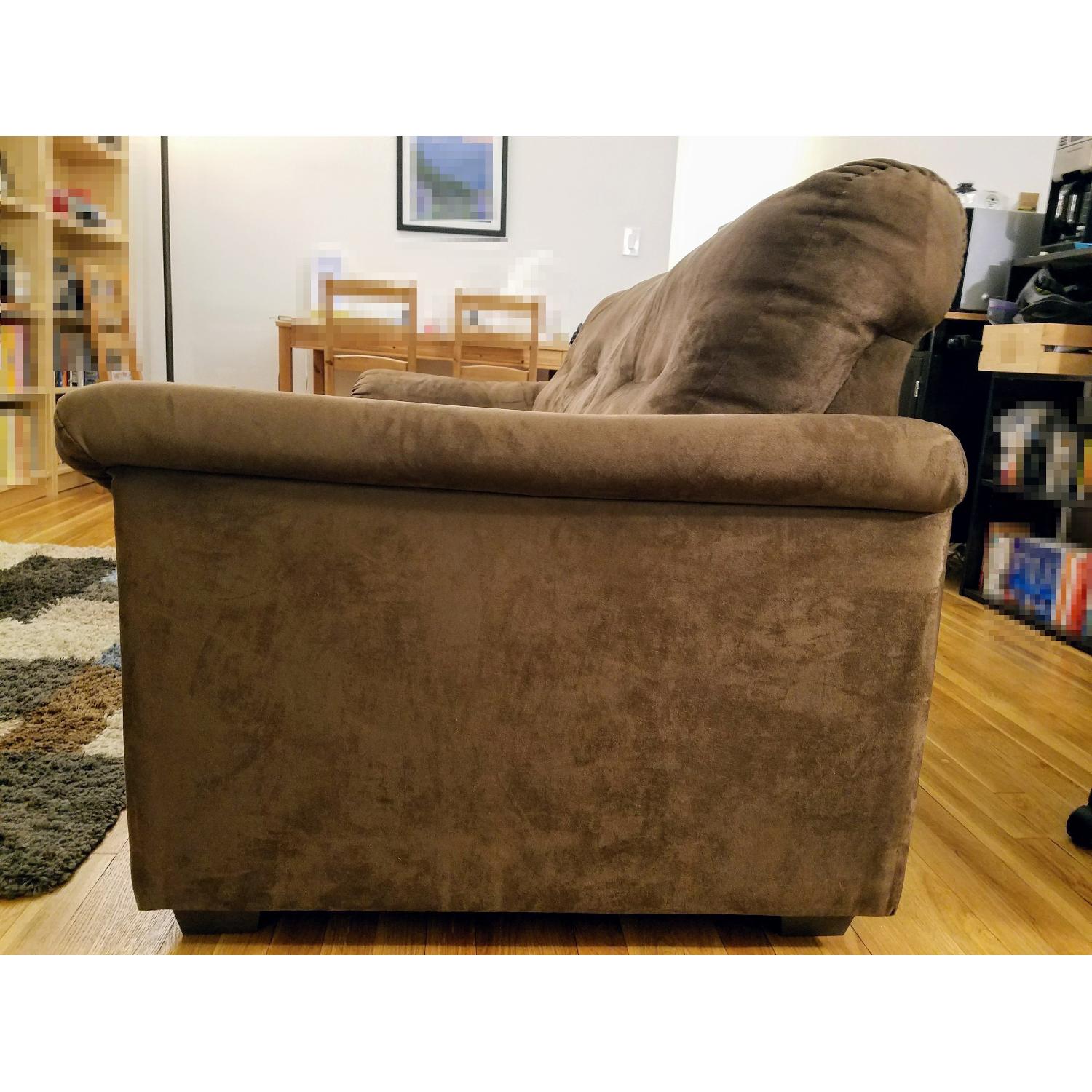 Ikea Knislinge 3-Seater Sofa in Samsta Dark Brown - image-2