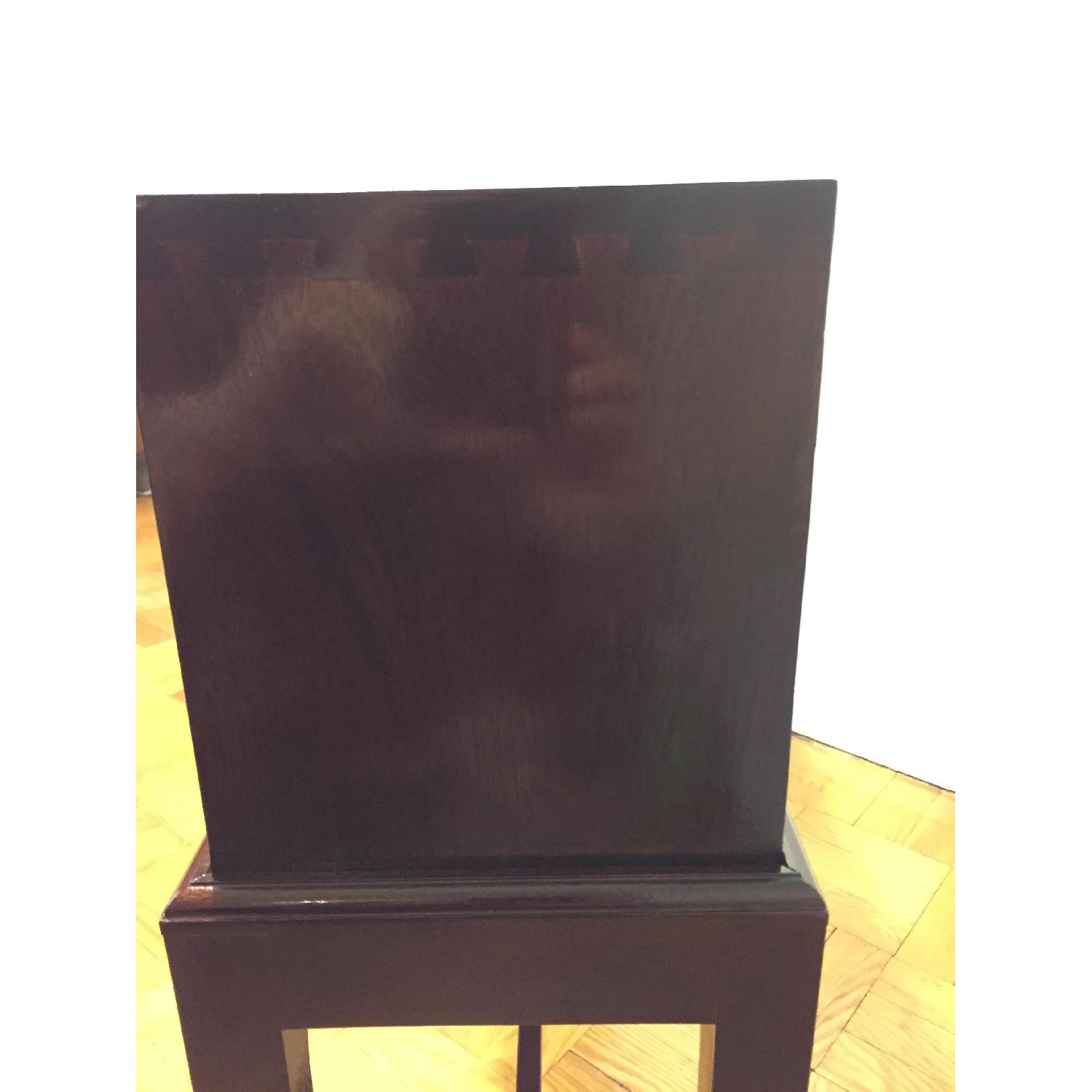 Narrow Solid Cherry Console Table - image-2