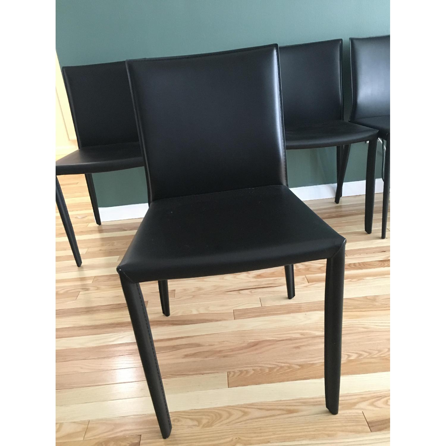 Room & Board Leather Dining Chairs - AptDeco