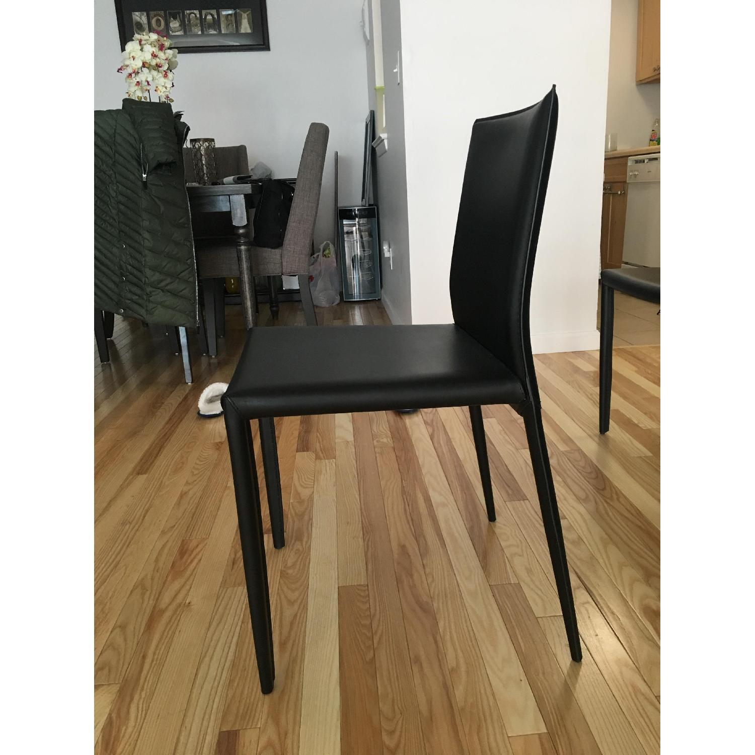 Room & Board Leather Dining Chairs - AptDeco