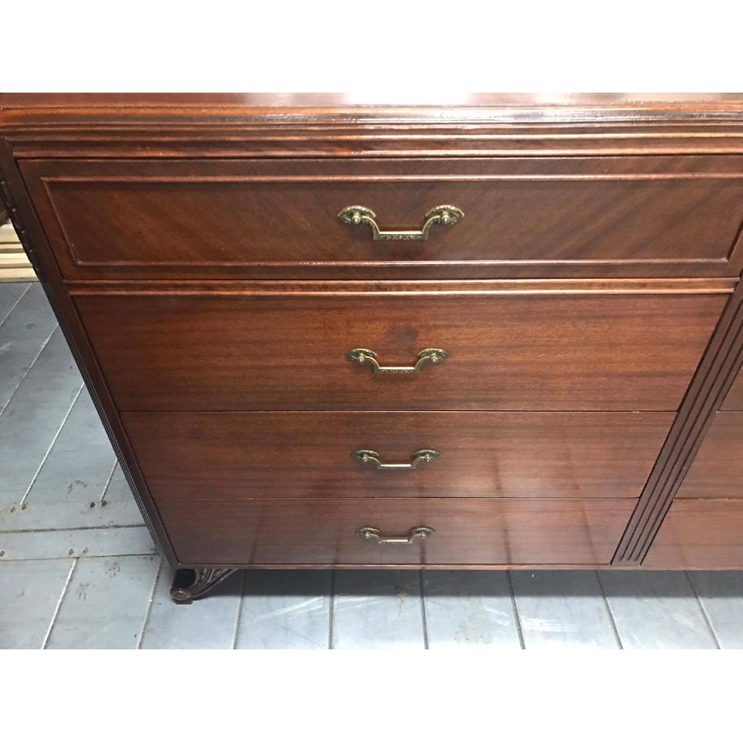 Rway Furniture Antique 1930s Mahogany Dresser w/ Mirror - image-5