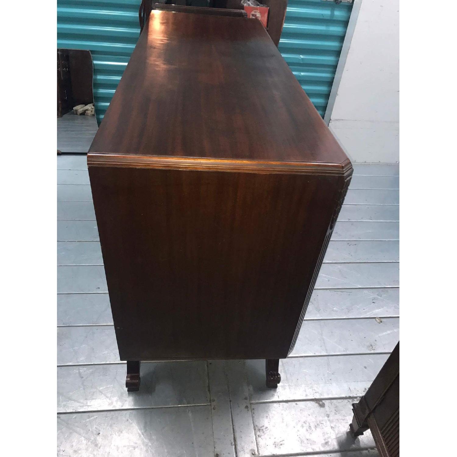Rway Furniture Antique 1930s Mahogany Dresser w/ Mirror - image-9