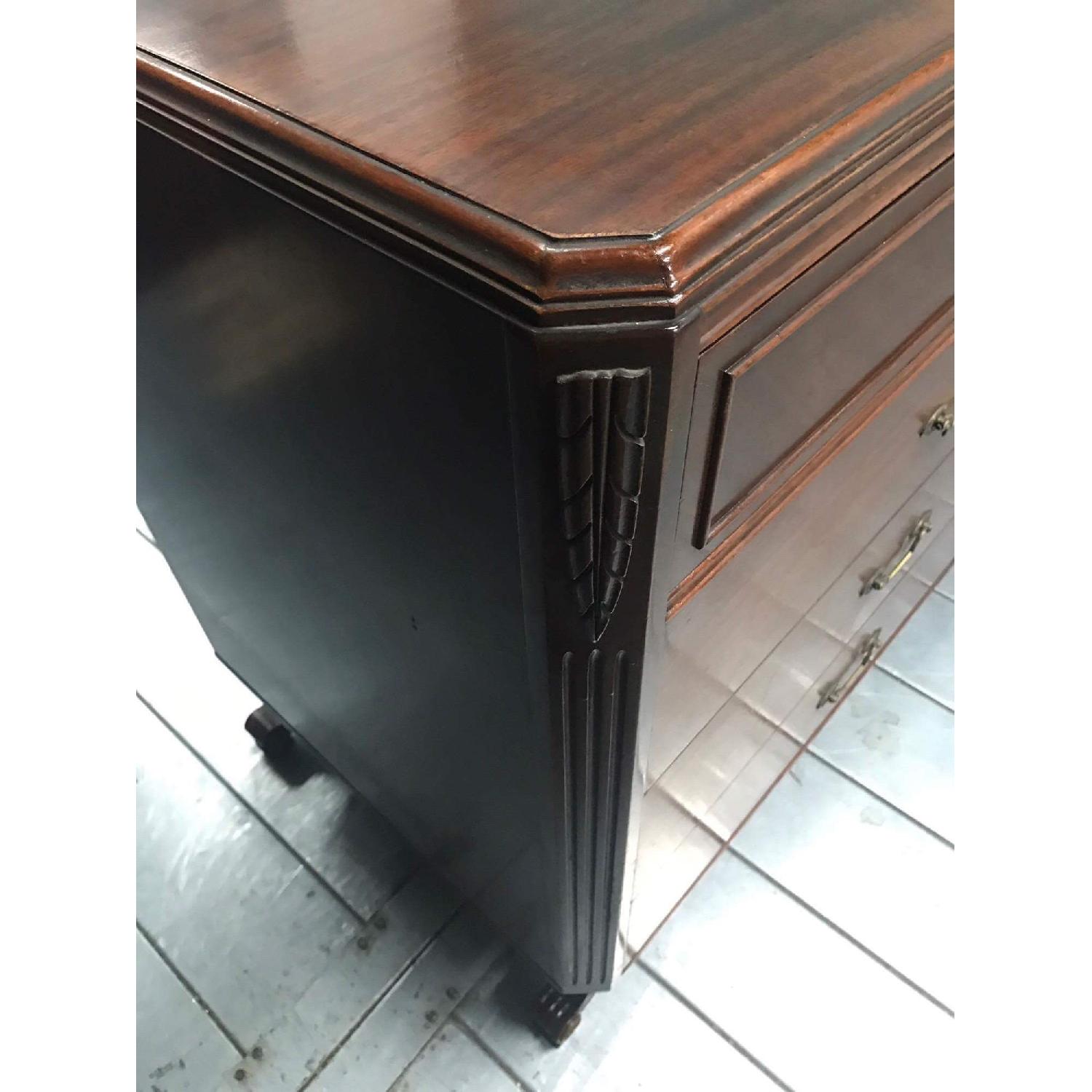 Rway Furniture Antique 1930s Mahogany Dresser w/ Mirror - image-13