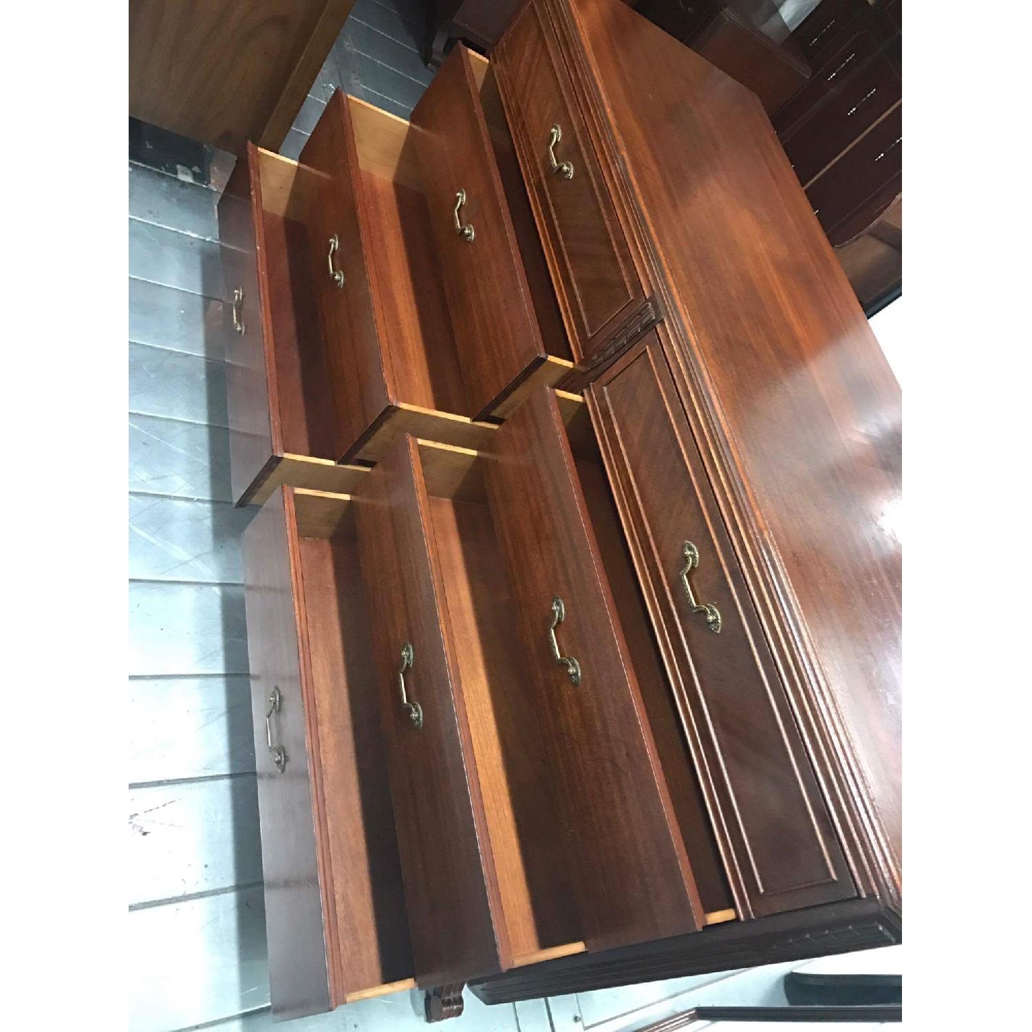 Rway Furniture Antique 1930s Mahogany Dresser w/ Mirror - image-18