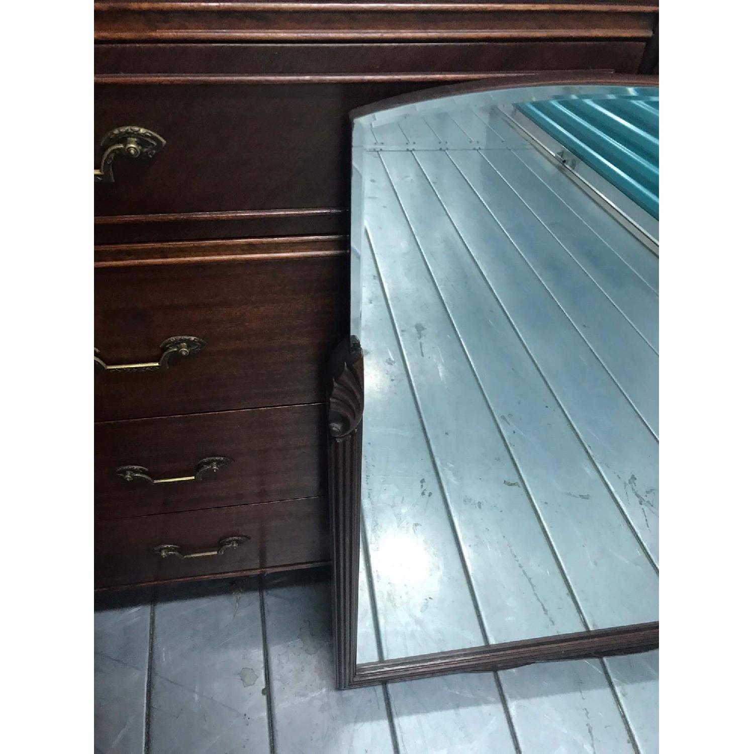 Rway Furniture Antique 1930s Mahogany Dresser w/ Mirror - image-22
