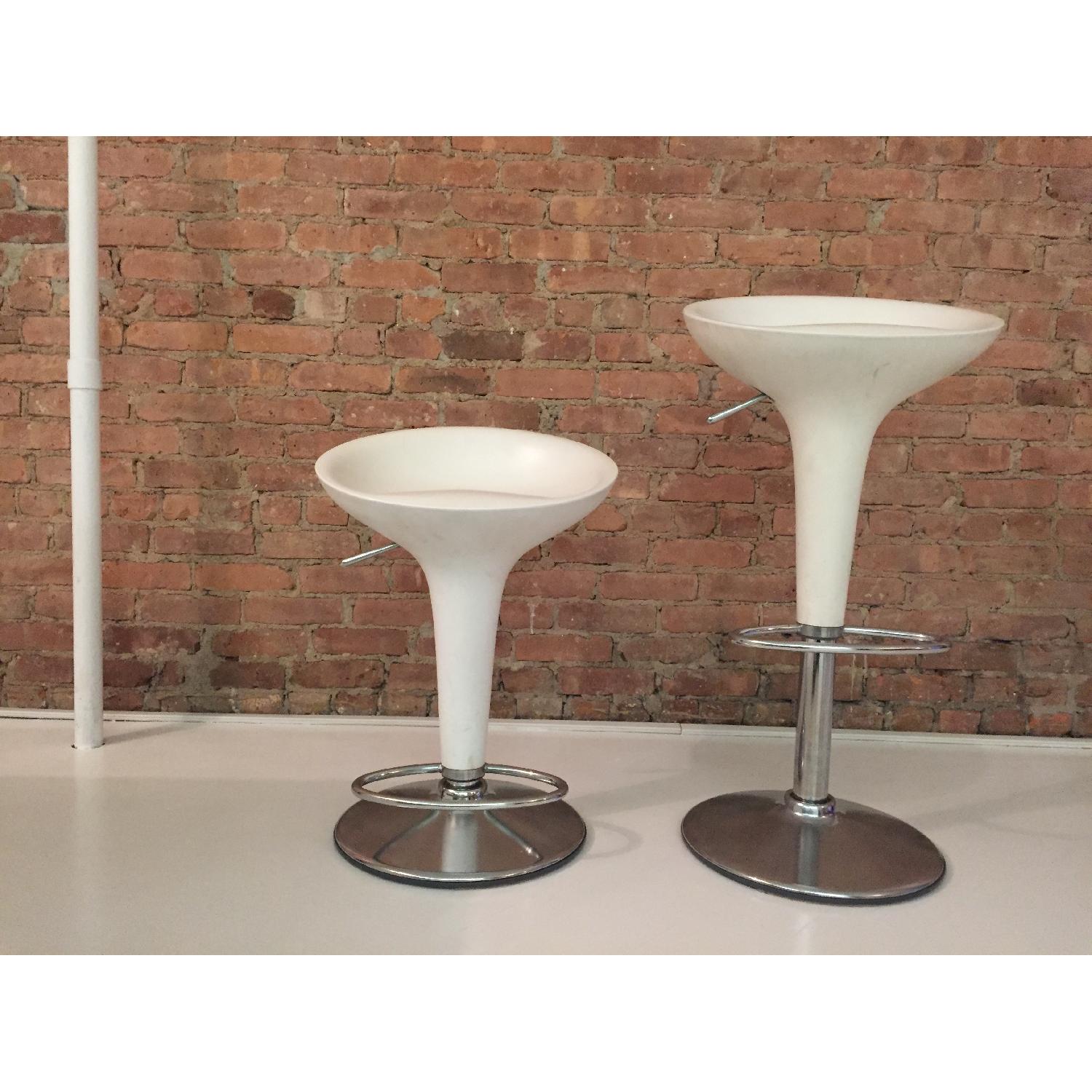 Adjustable Swivel Barstools - image-1
