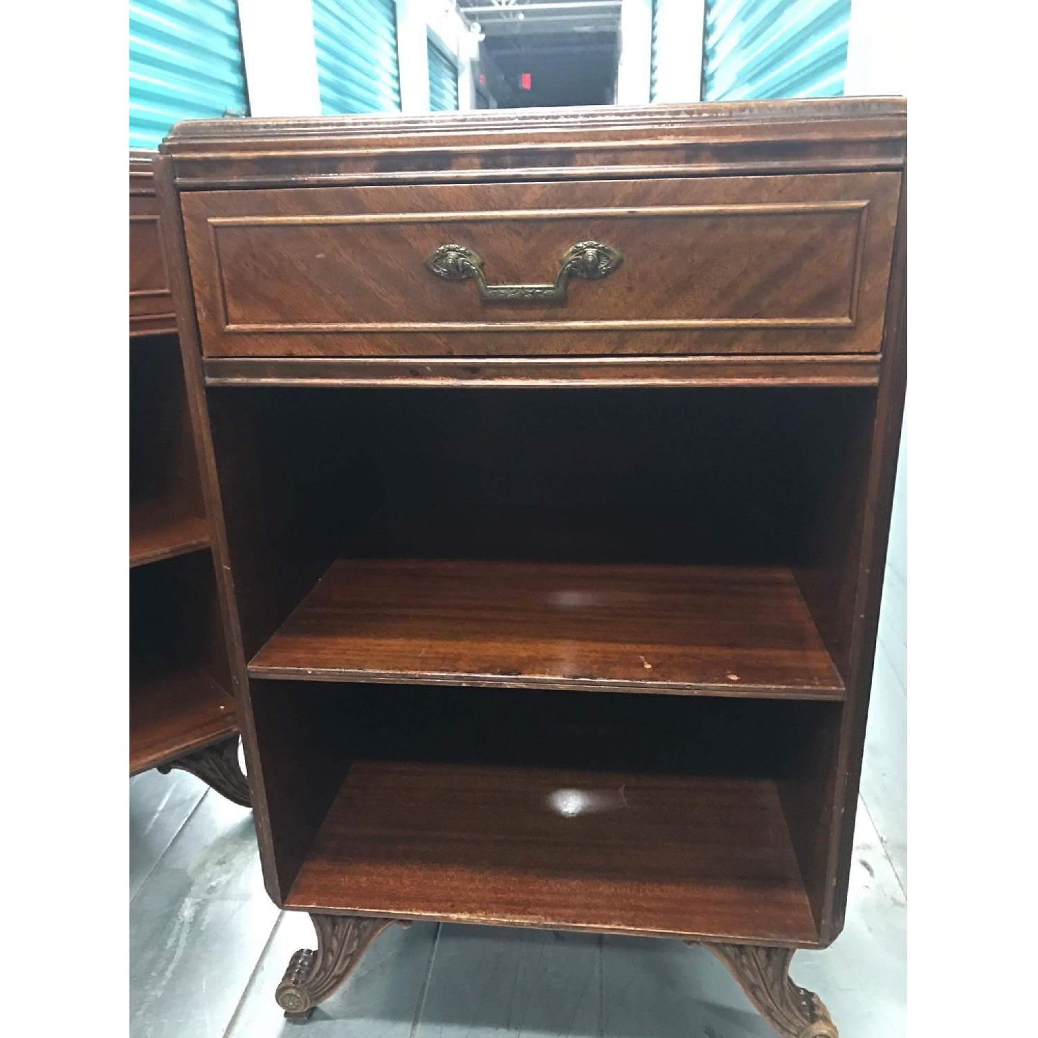 Rway Furniture Antique 1930s Mahogany Nightstands - image-14