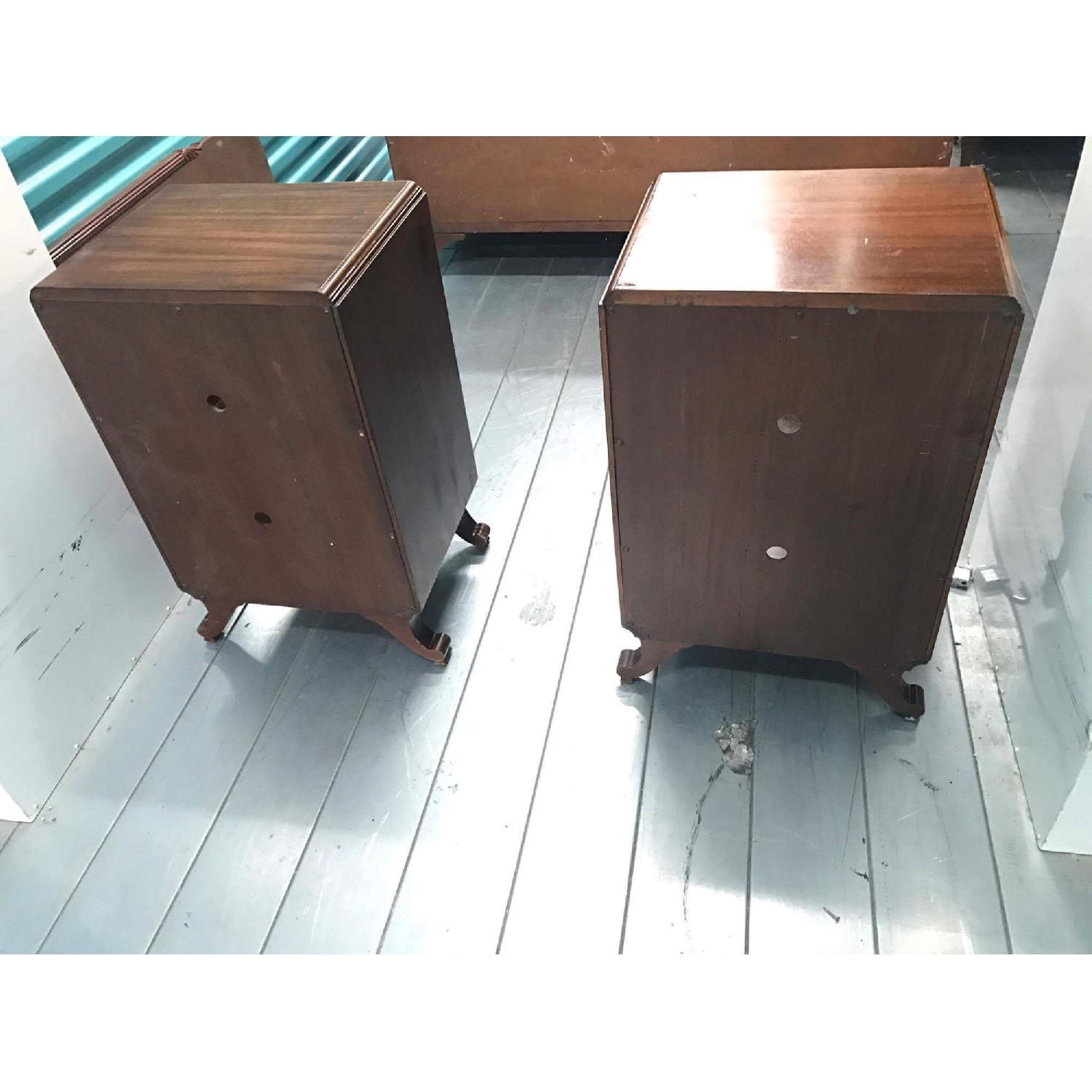 Rway Furniture Antique 1930s Mahogany Nightstands - image-20