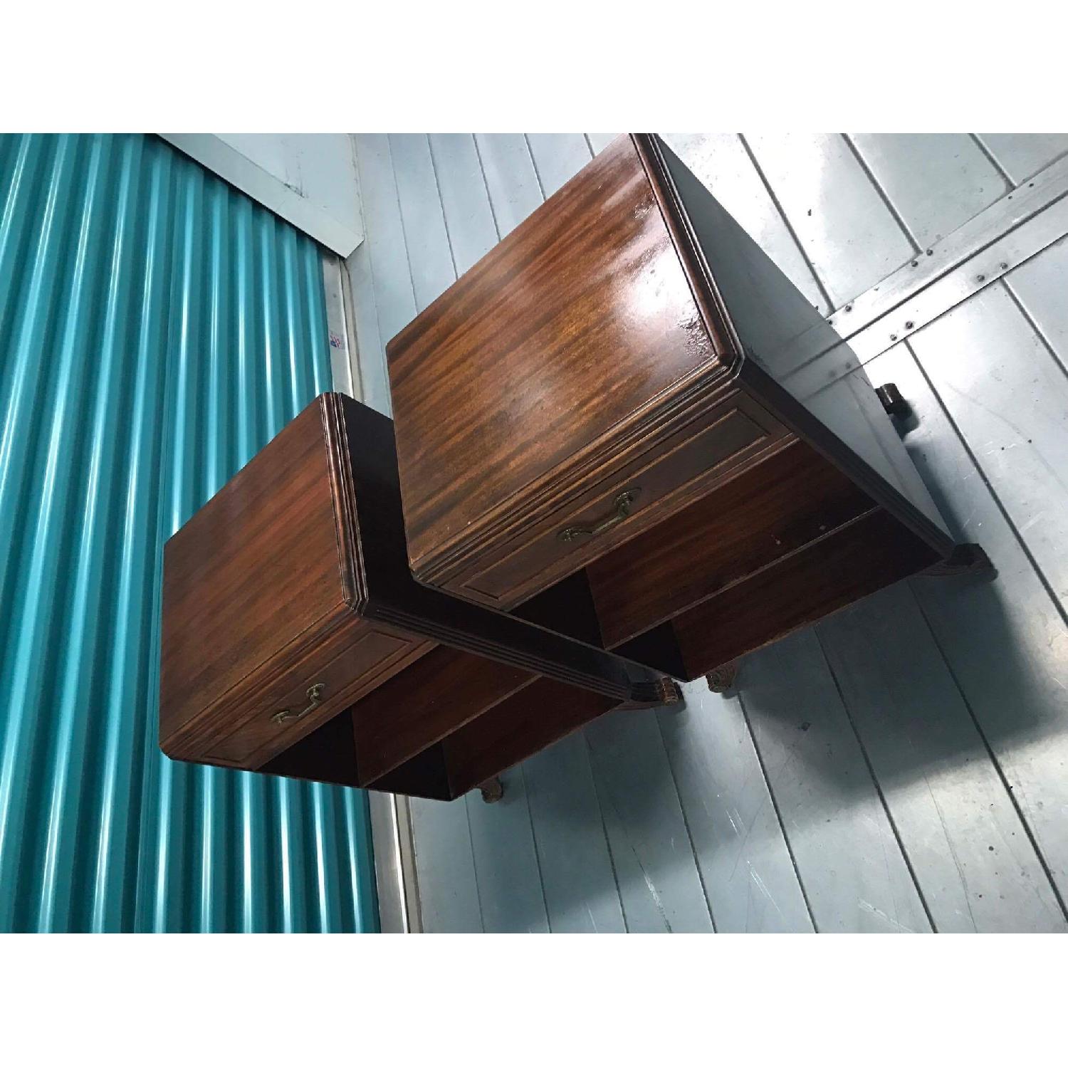 Rway Furniture Antique 1930s Mahogany Nightstands - image-35