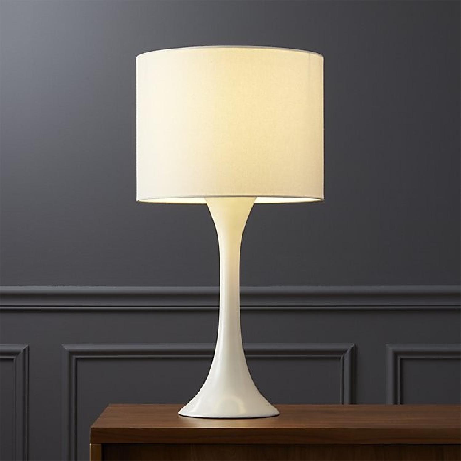 CB2 Ada II White Table Lamp - image-3