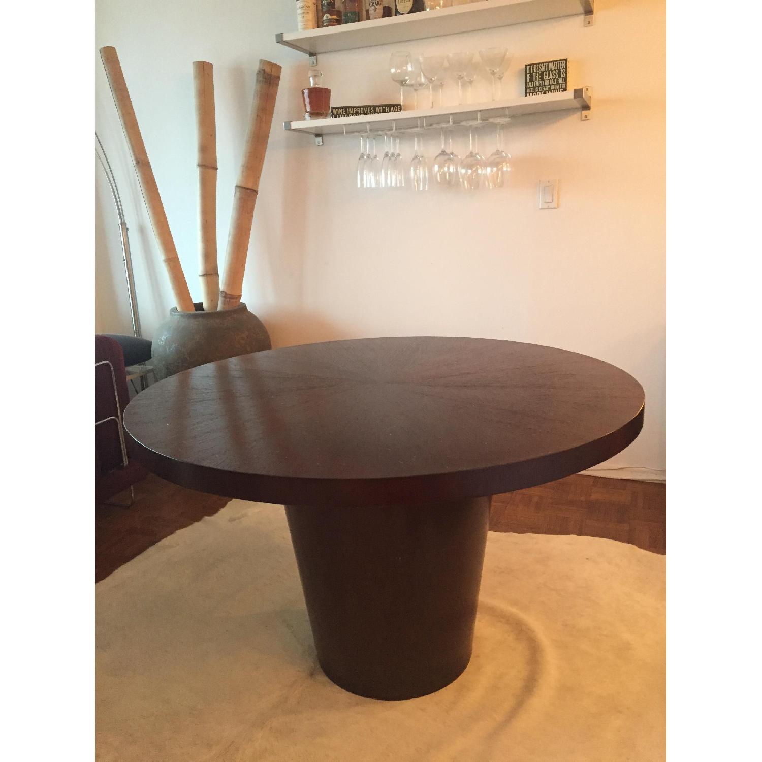 Crate & Barrel Orion Walnut Dining Table - image-1