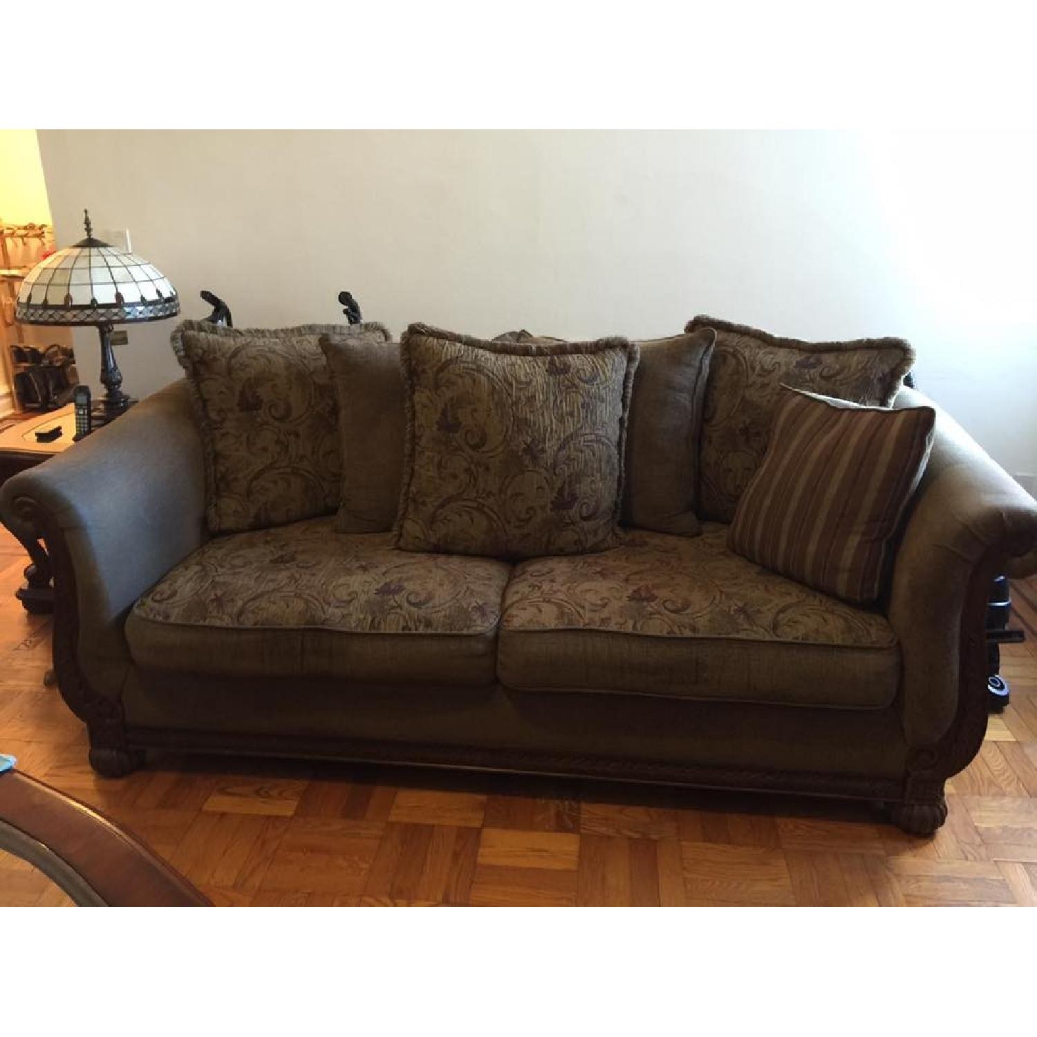 Rooms To Go Sofa + Love Seat - image-1