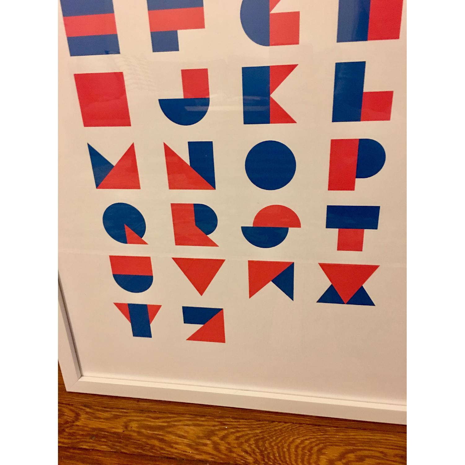 Framed Alphablocks Alphabet Print - image-4