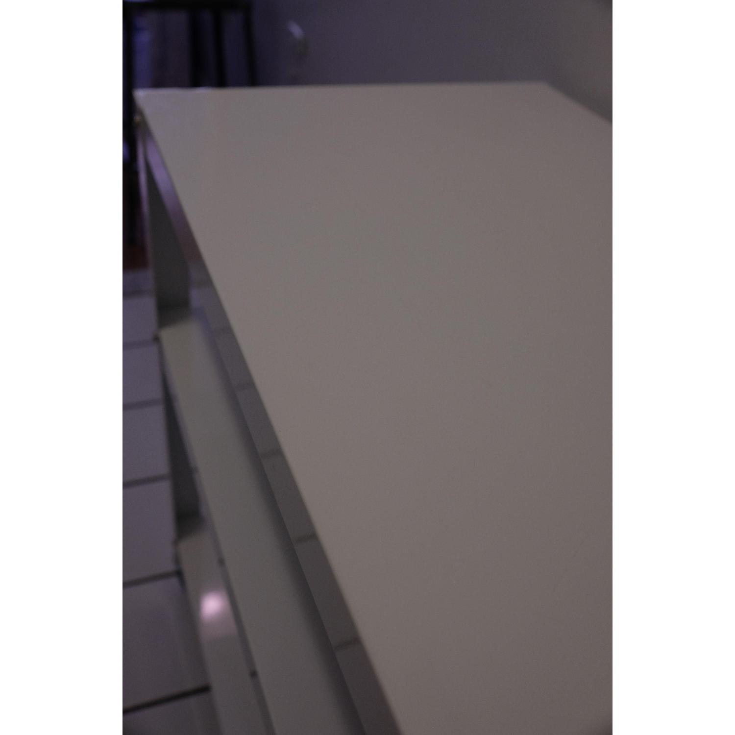 CB2 Go-Cart White Rolling Cart - image-6