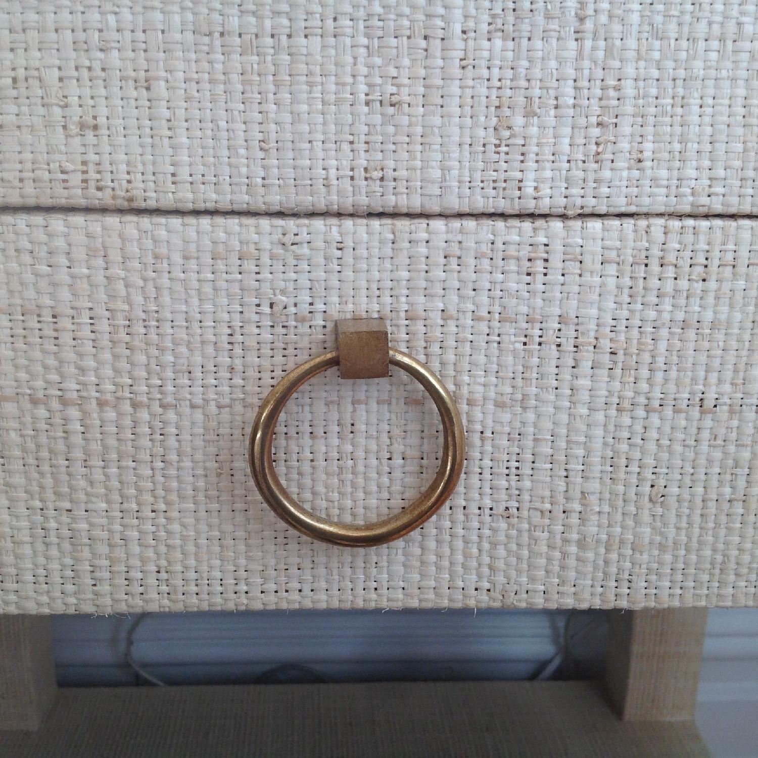 Serena & Lily Blake Raffia 1-Drawer Nightstands in Natural - image-5