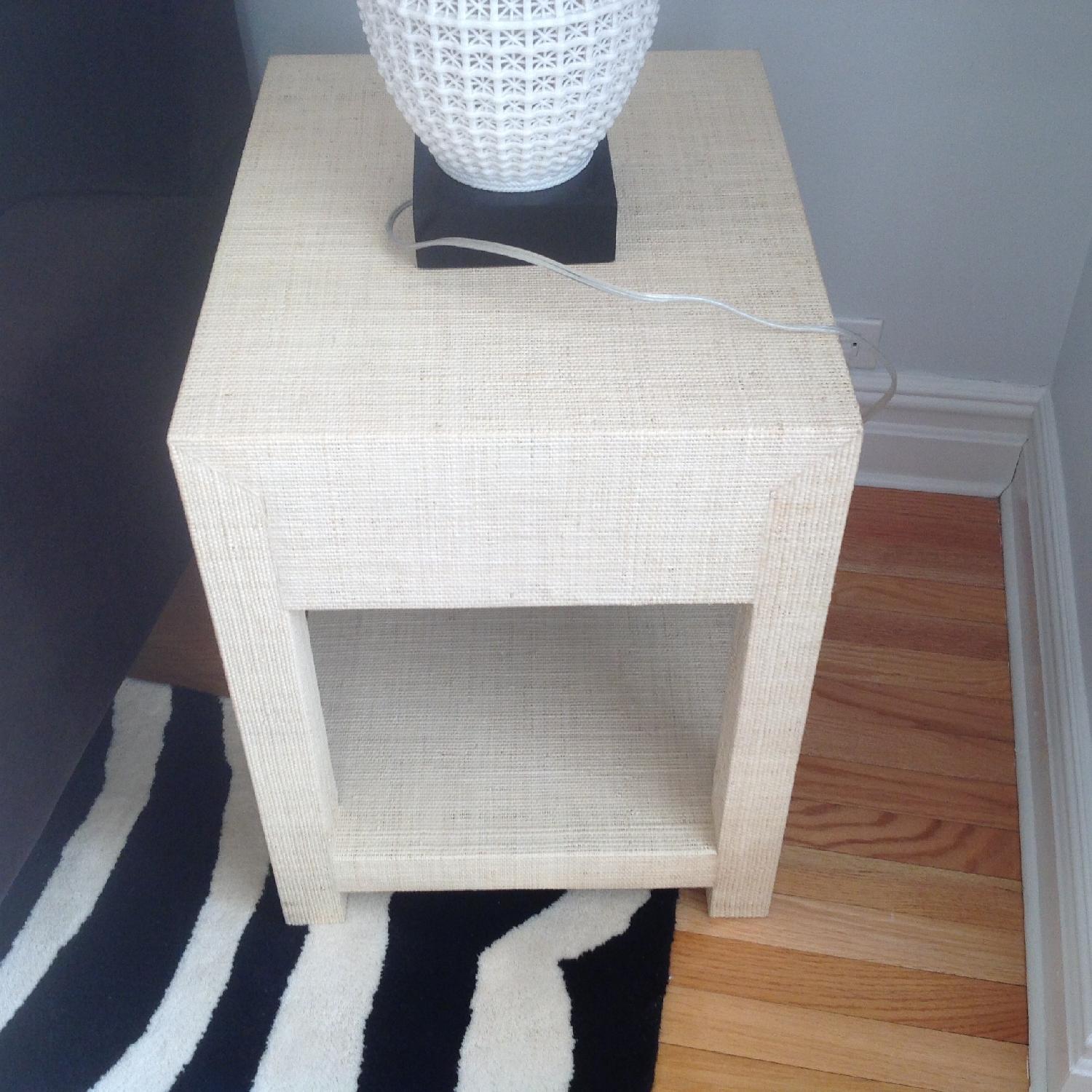 Serena & Lily Blake Raffia 1-Drawer Nightstands in Natural - image-7