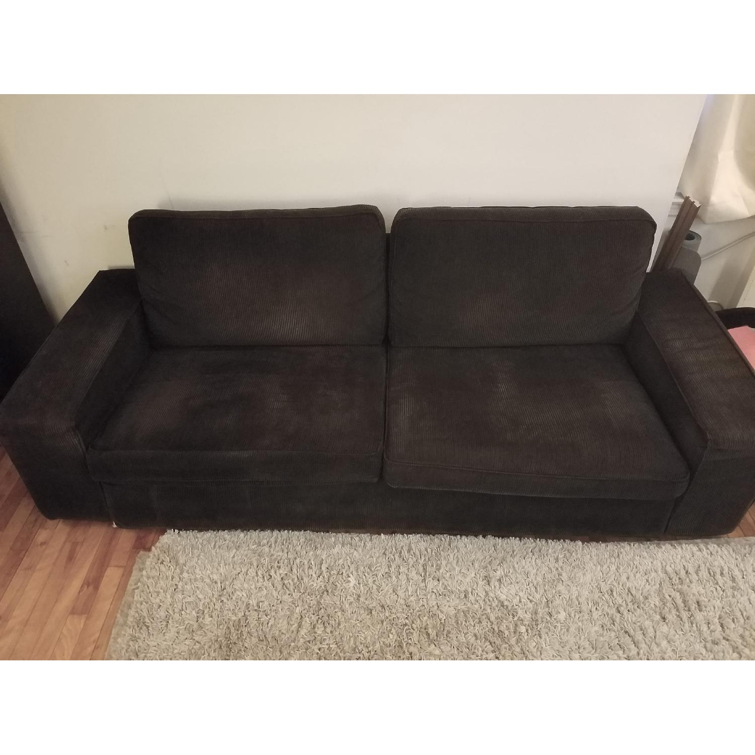 Ikea Kivik Sofa in Black Corduroy - image-4
