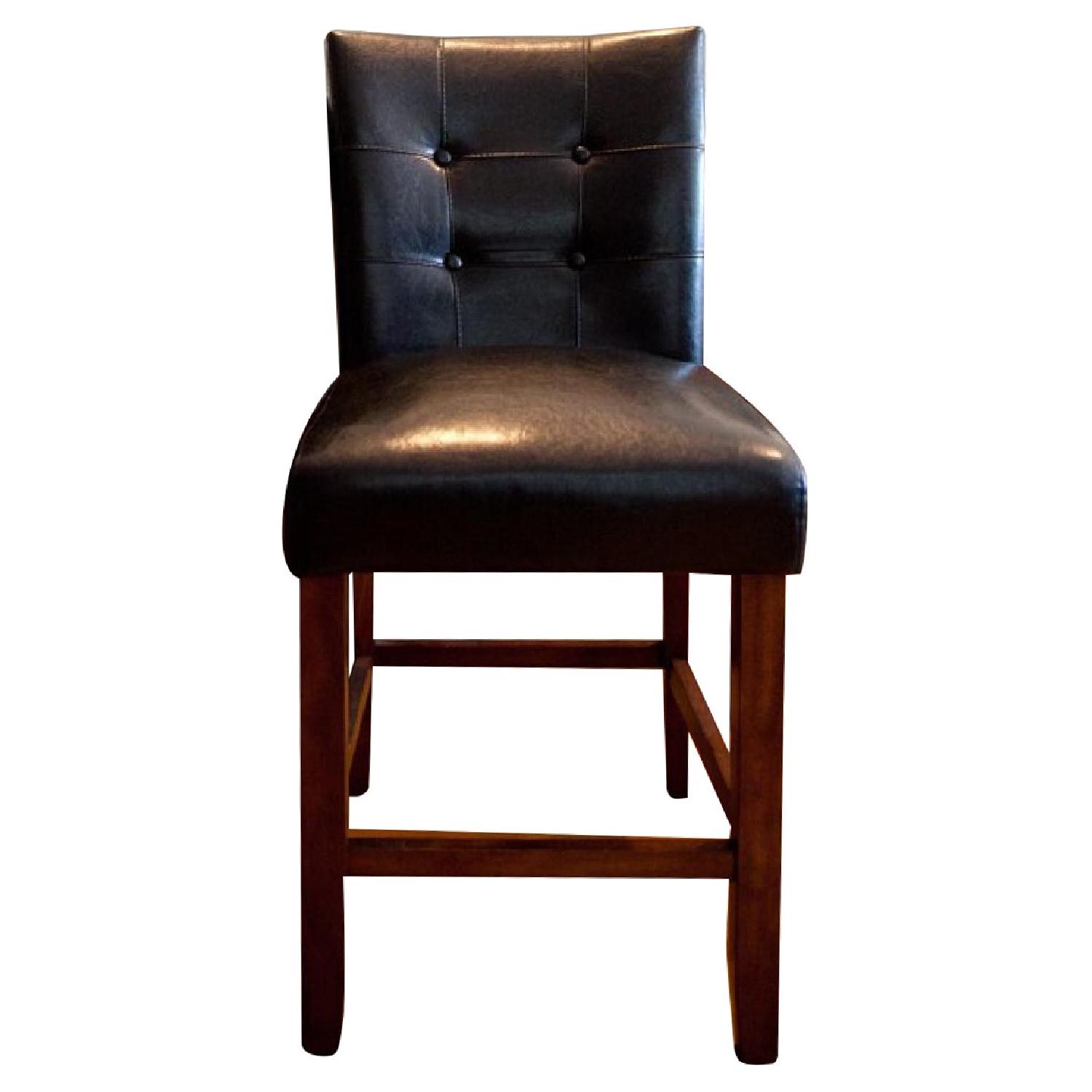 Black Granite Top Pub Table Set w/ 4 Chairs - image-15